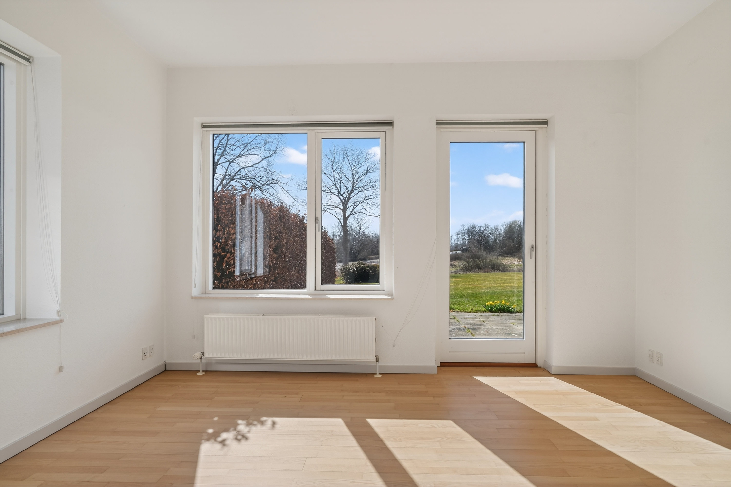 Fremhævet stue billede i fuldskærmstilstand. Billede af Annebergparken 4, st.. 45., 4500 Nykøbing Sj