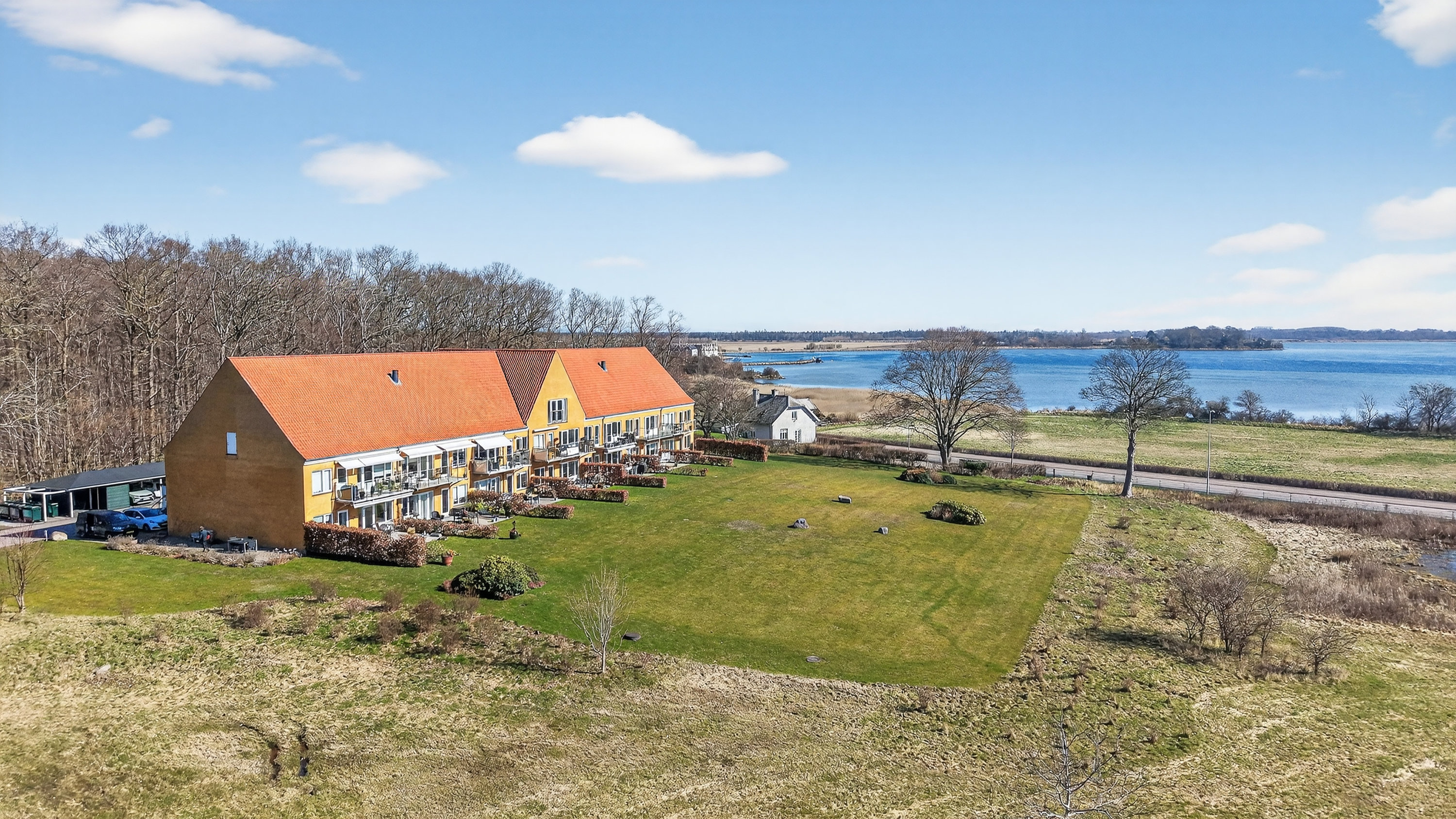 Fremhævet luftfoto billede i fuldskærmstilstand. Billede af Annebergparken 4, st.. 45., 4500 Nykøbing Sj