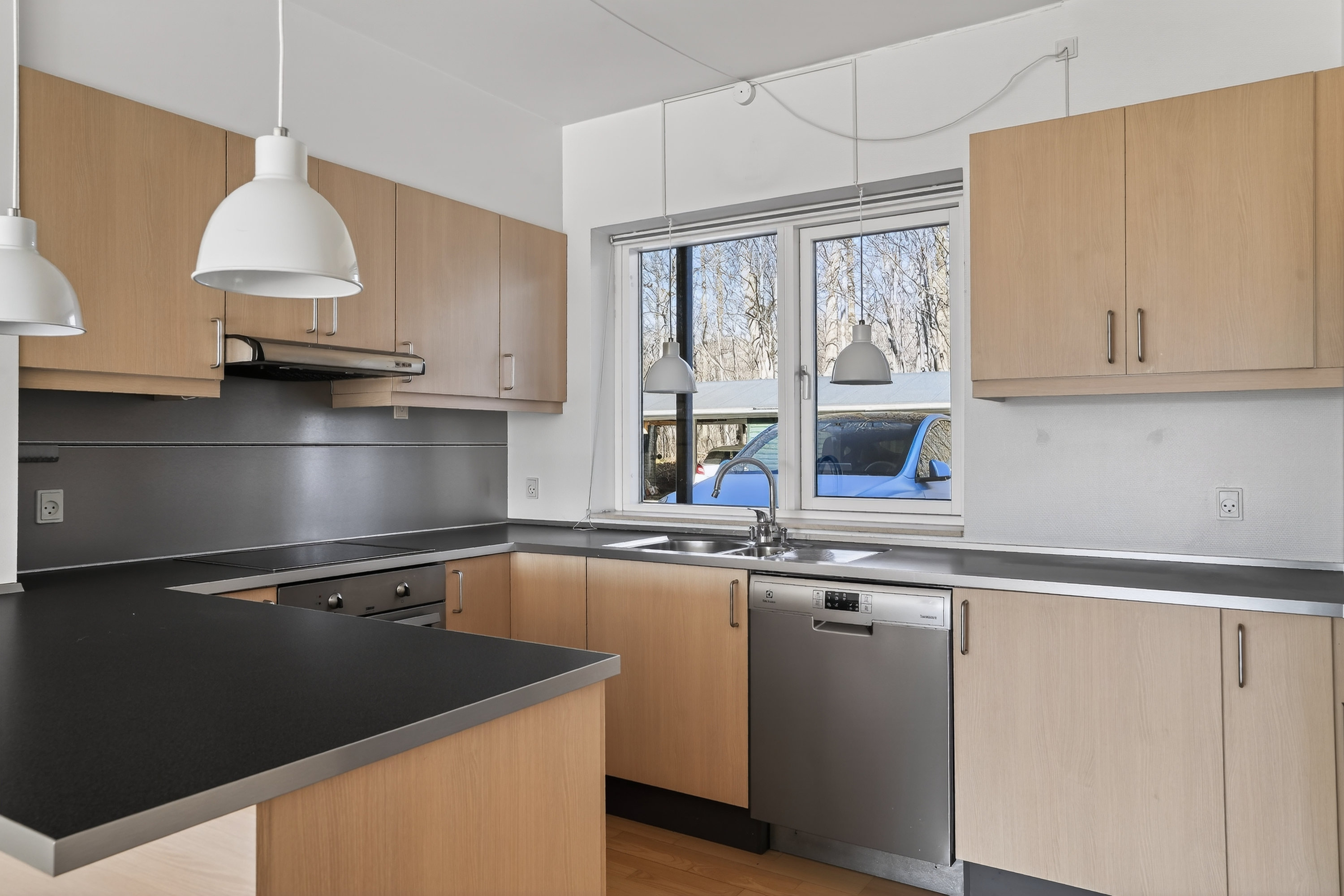 Fremhævet køkken billede i fuldskærmstilstand. Billede af Annebergparken 4, st.. 45., 4500 Nykøbing Sj