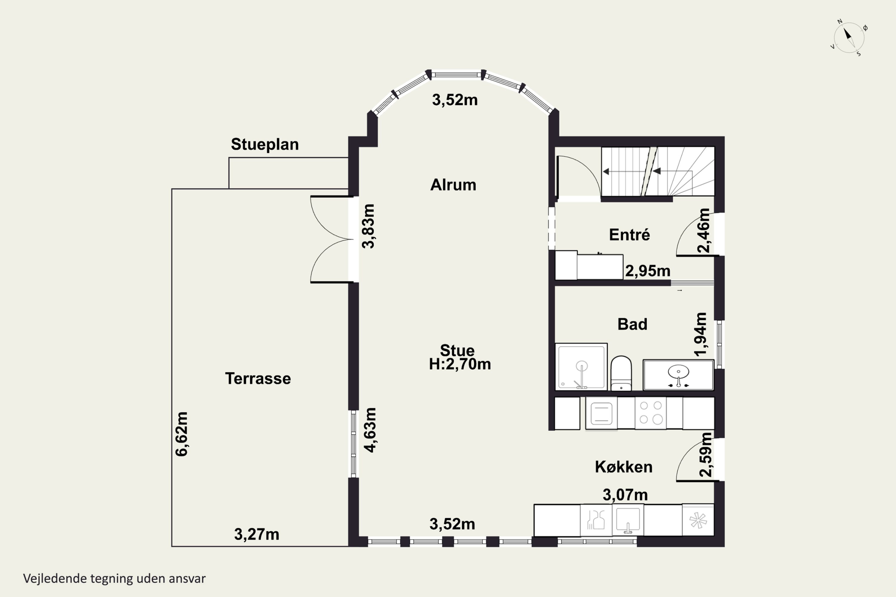 Plantegninger billede af Poppel Alle 1B, 3120 Dronningmølle