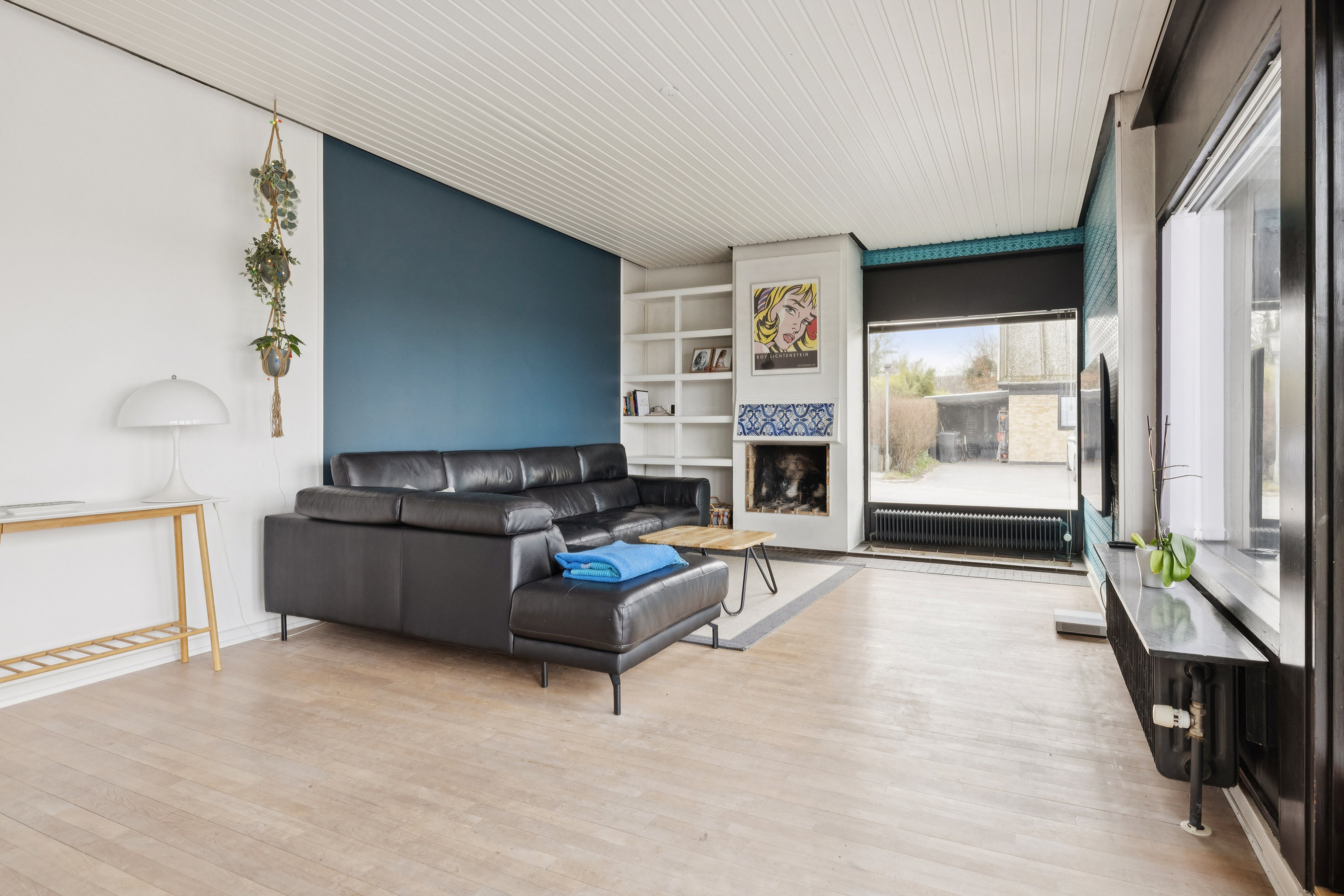 Fremhævet stue billede i fuldskærmstilstand. Billede af Helvegshøjen 11, 8800 Viborg