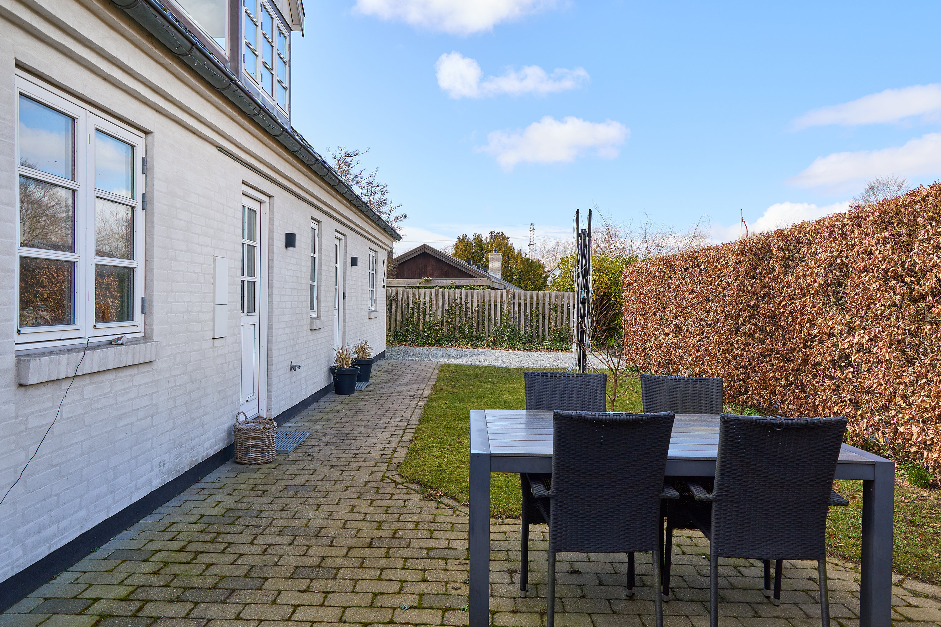 Fremhævet terrasse billede i fuldskærmstilstand. Billede af Hasselvej 2, Jørlunde, 3550 Slangerup