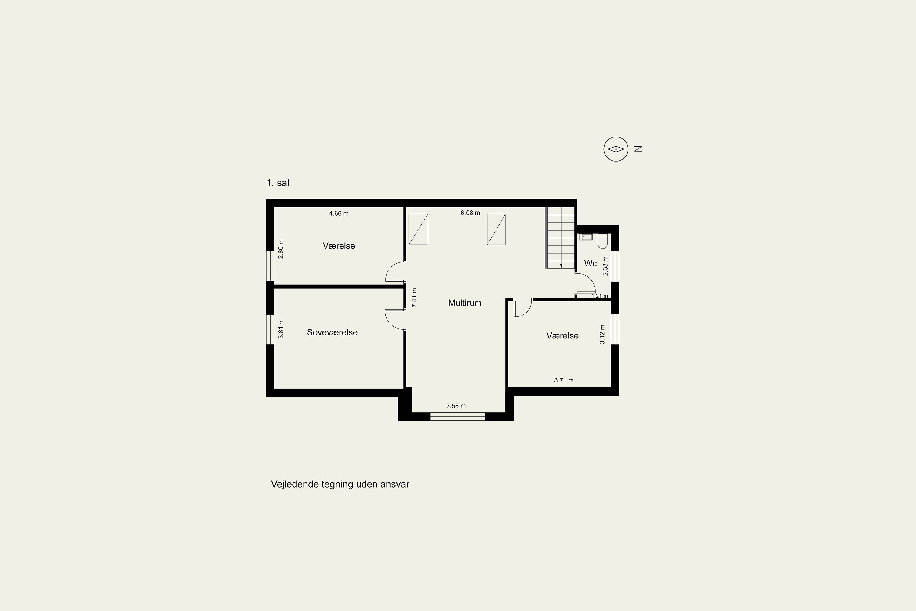 Plantegninger billede af Povlskrovej 45, Overby, 6780 Skærbæk