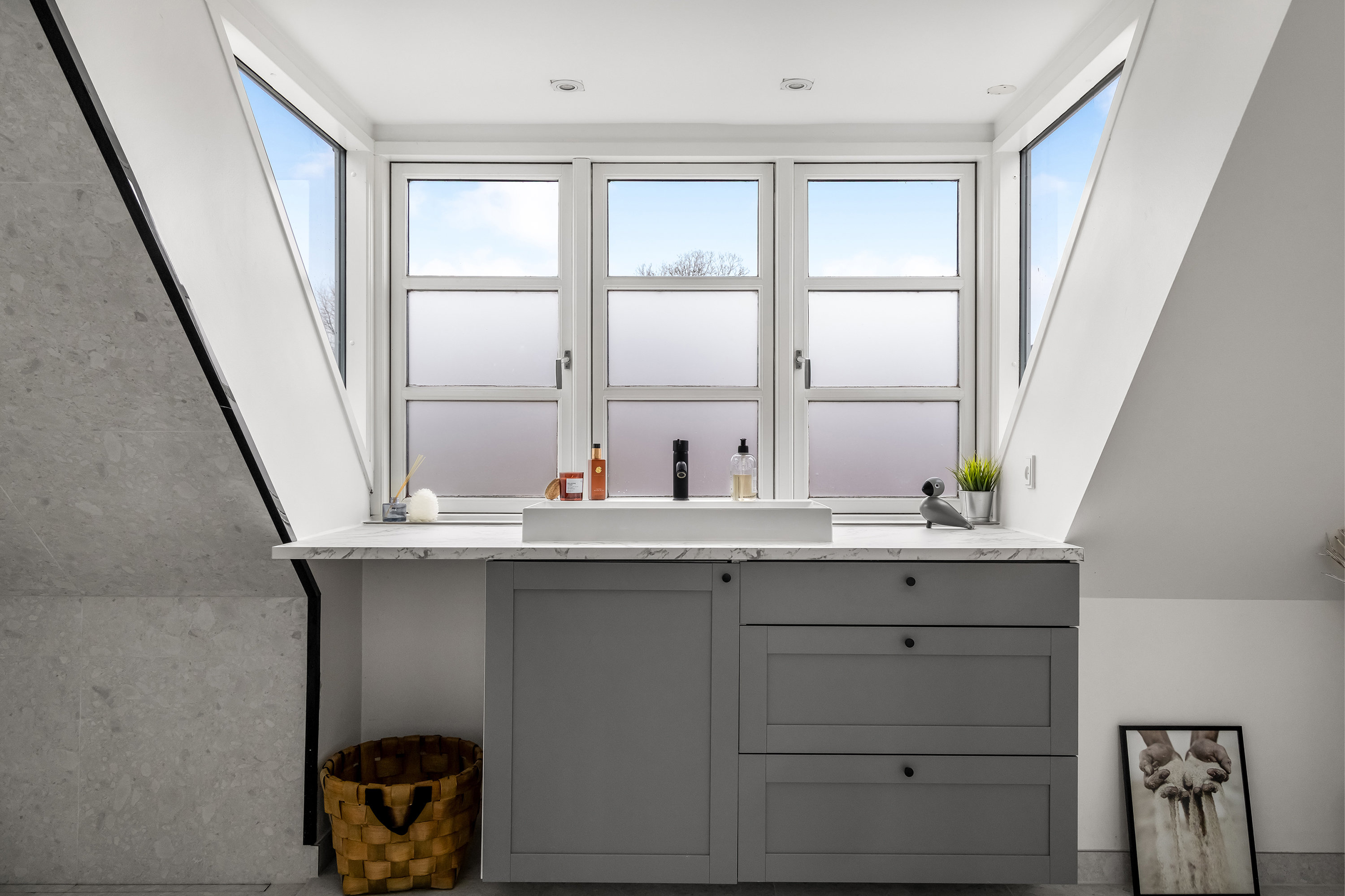 Fremhævet badeværelse billede i fuldskærmstilstand. Billede af Hasselvej 2, Jørlunde, 3550 Slangerup