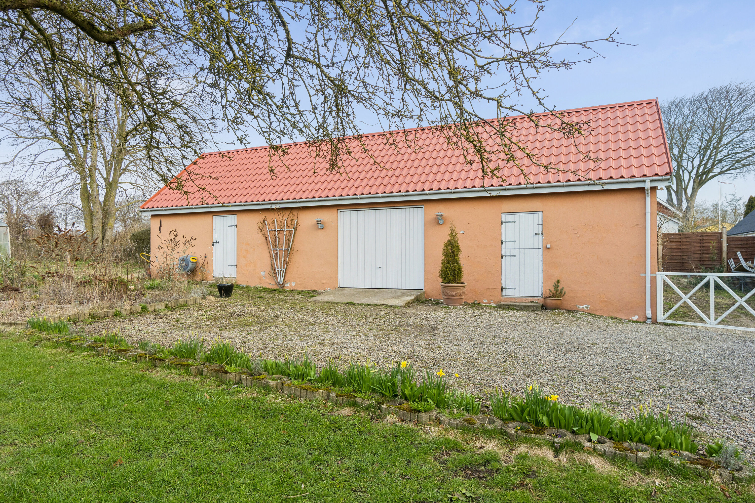 Fremhævet set fra haven billede i fuldskærmstilstand. Billede af Flakkebjerg Hovedgade 16, Flakkebjerg, 4200 Slagelse