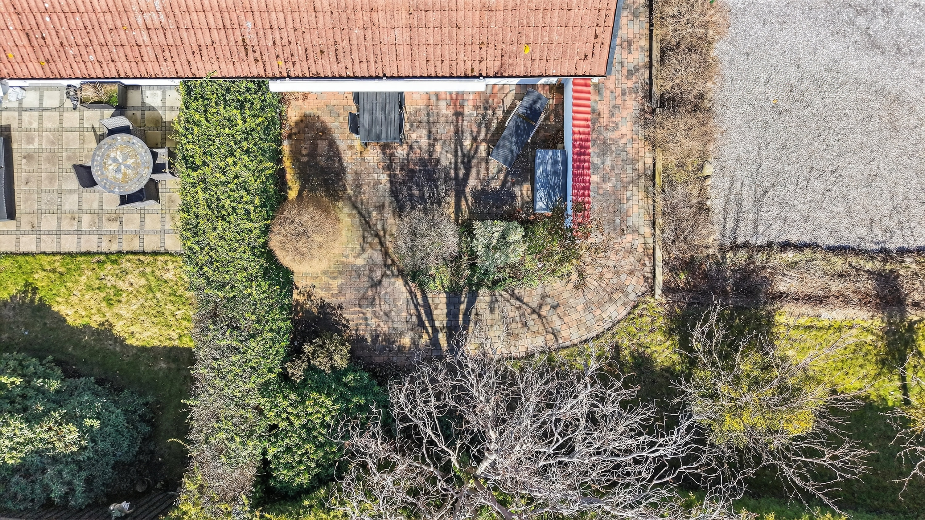 Fremhævet luftfoto billede i fuldskærmstilstand. Billede af Digterparken 17A, 4500 Nykøbing Sj