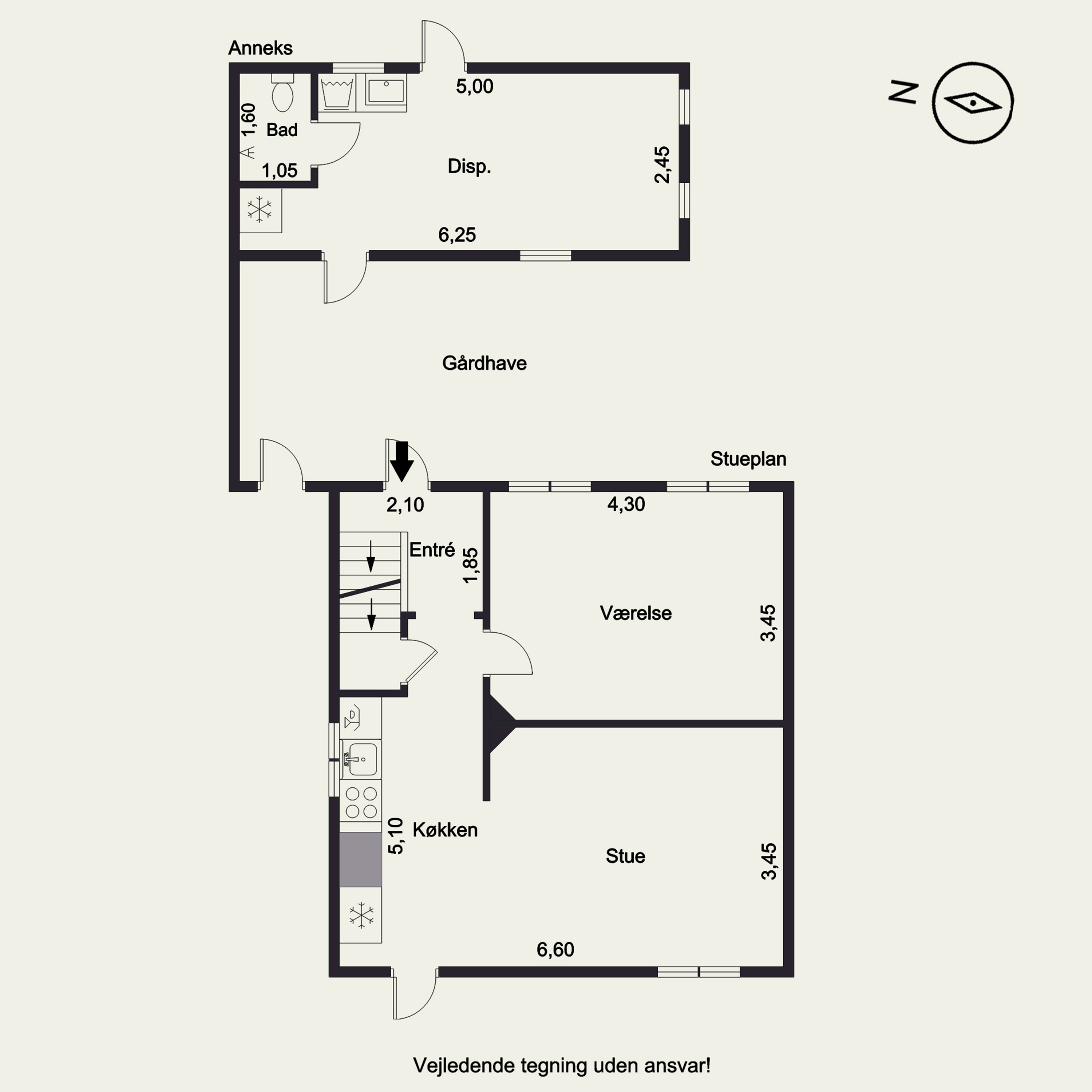 Plantegninger billede af Marbækvej 23, 3600 Frederikssund