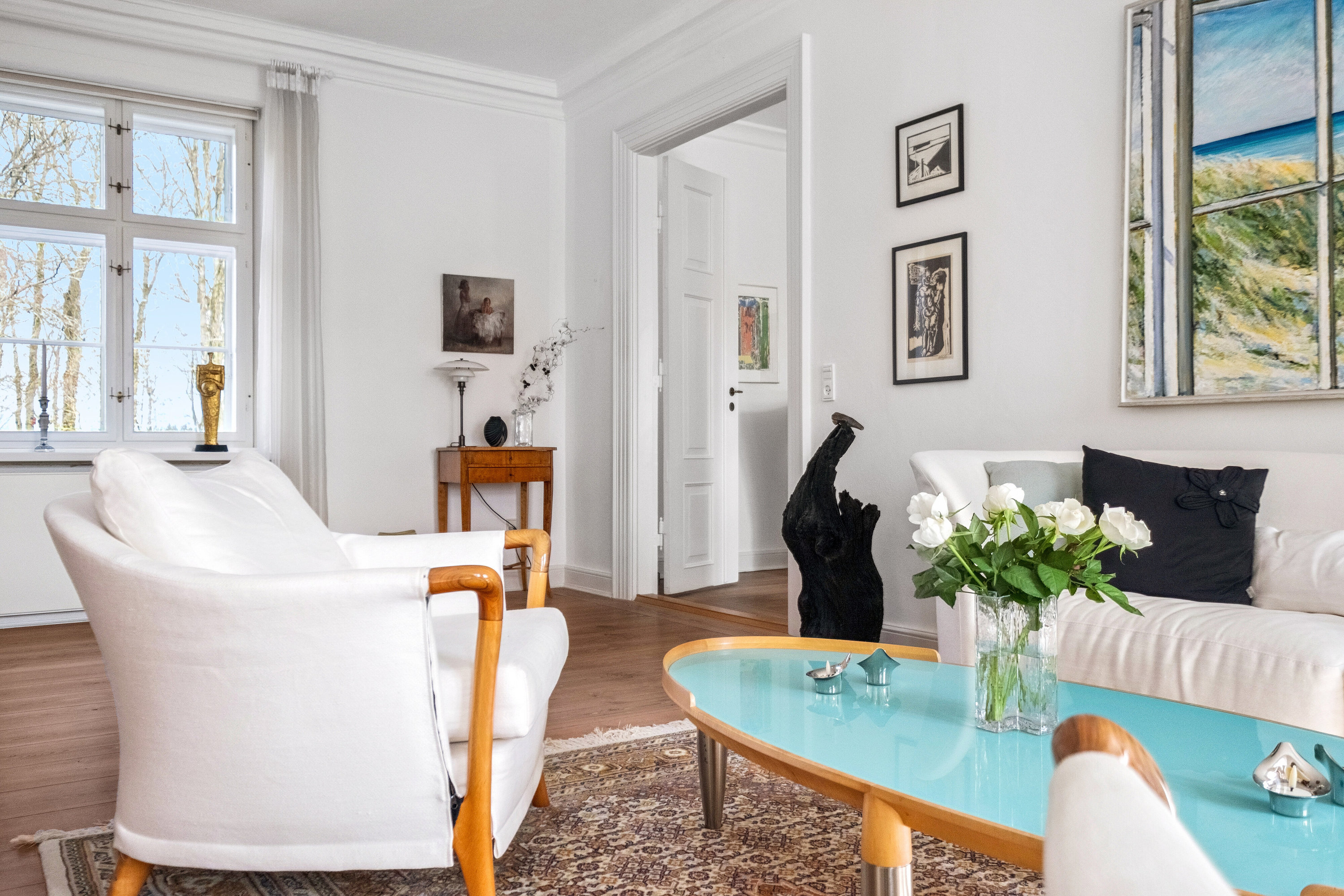 Fremhævet stue billede i fuldskærmstilstand. Billede af Fuglsigvej 161, 9800 Hjørring