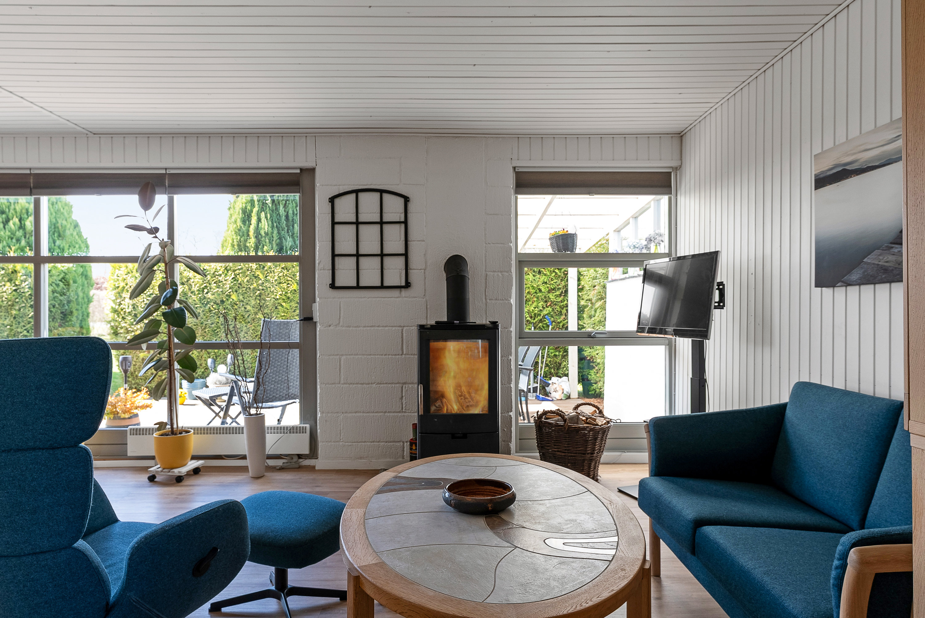 Fremhævet stue billede i fuldskærmstilstand. Billede af Svanevej 5, Dyreborg, 5600 Faaborg