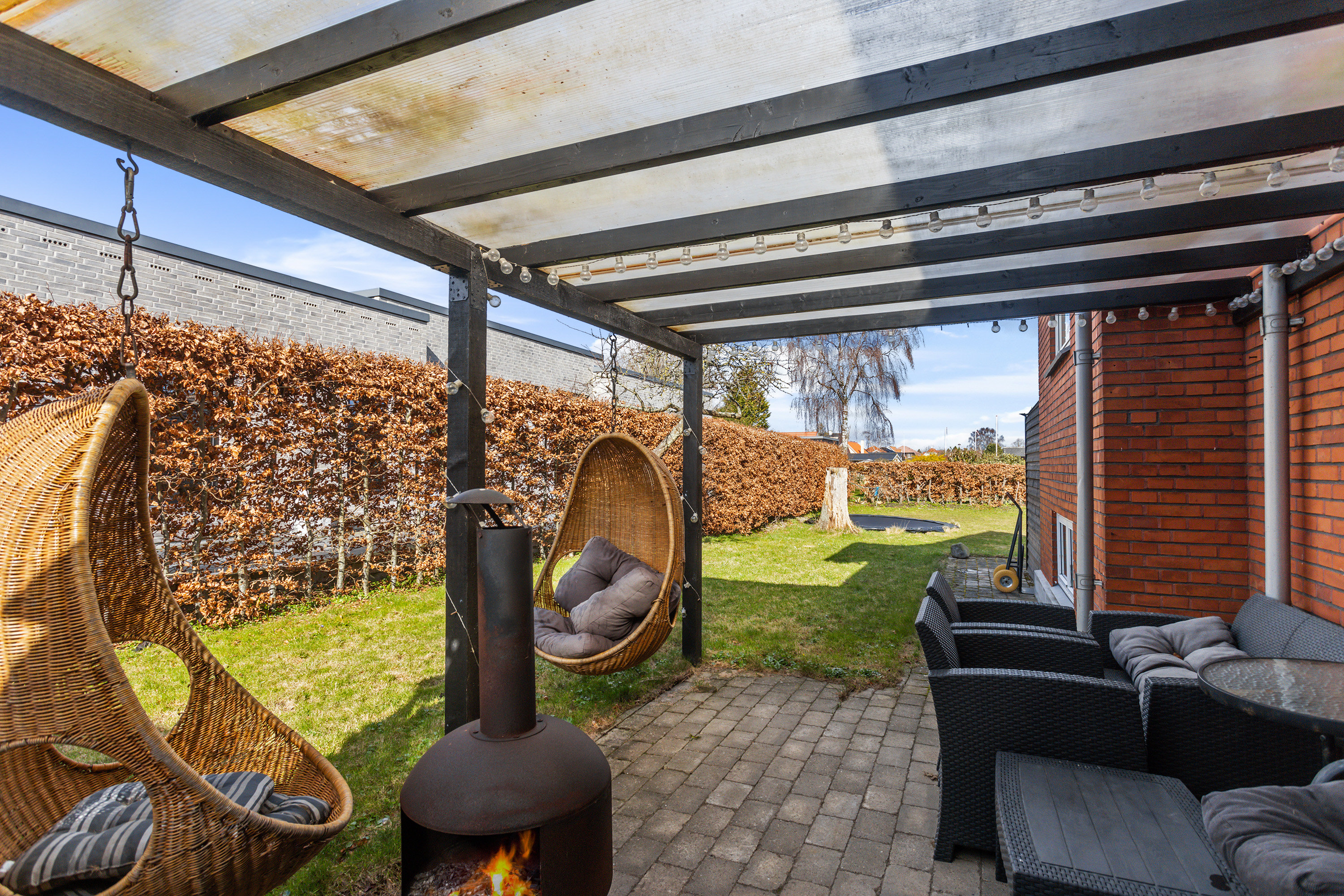 Fremhævet overdækket terrasse billede i fuldskærmstilstand. Billede af Tværvej 7, 9900 Frederikshavn