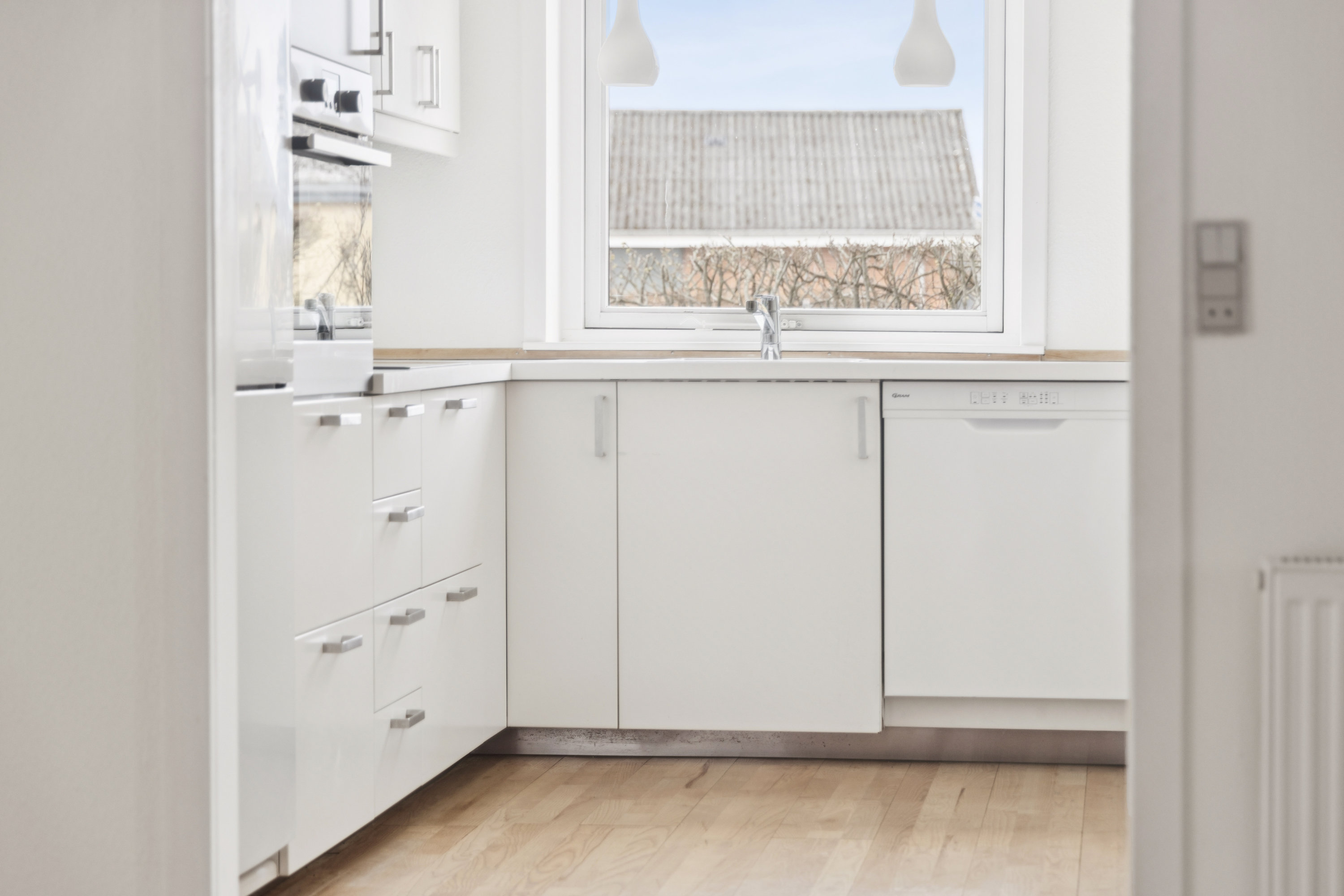 Fremhævet køkken billede i fuldskærmstilstand. Billede af Blommevej 29, 9310 Vodskov