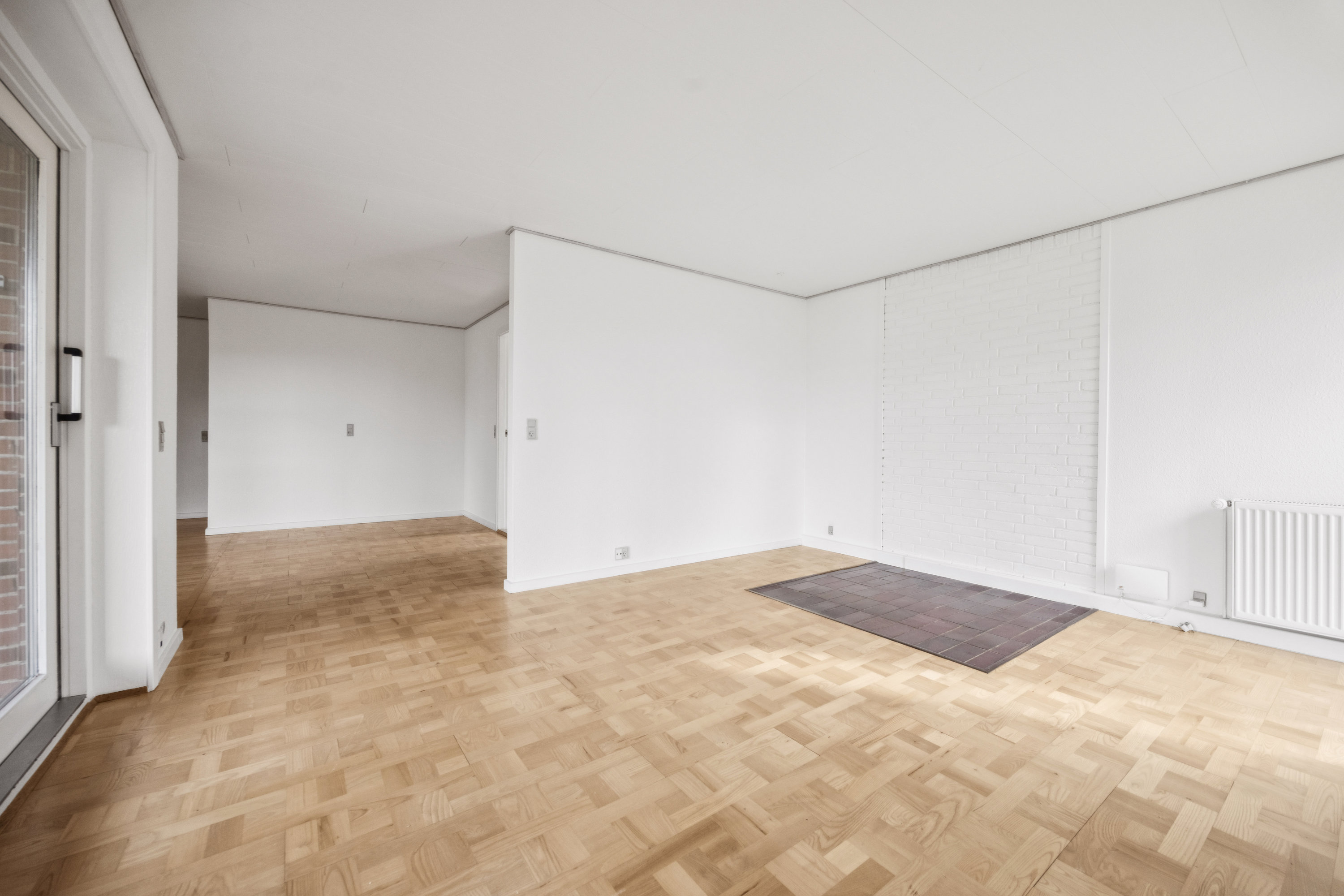 Fremhævet stue billede i fuldskærmstilstand. Billede af Blommevej 29, 9310 Vodskov