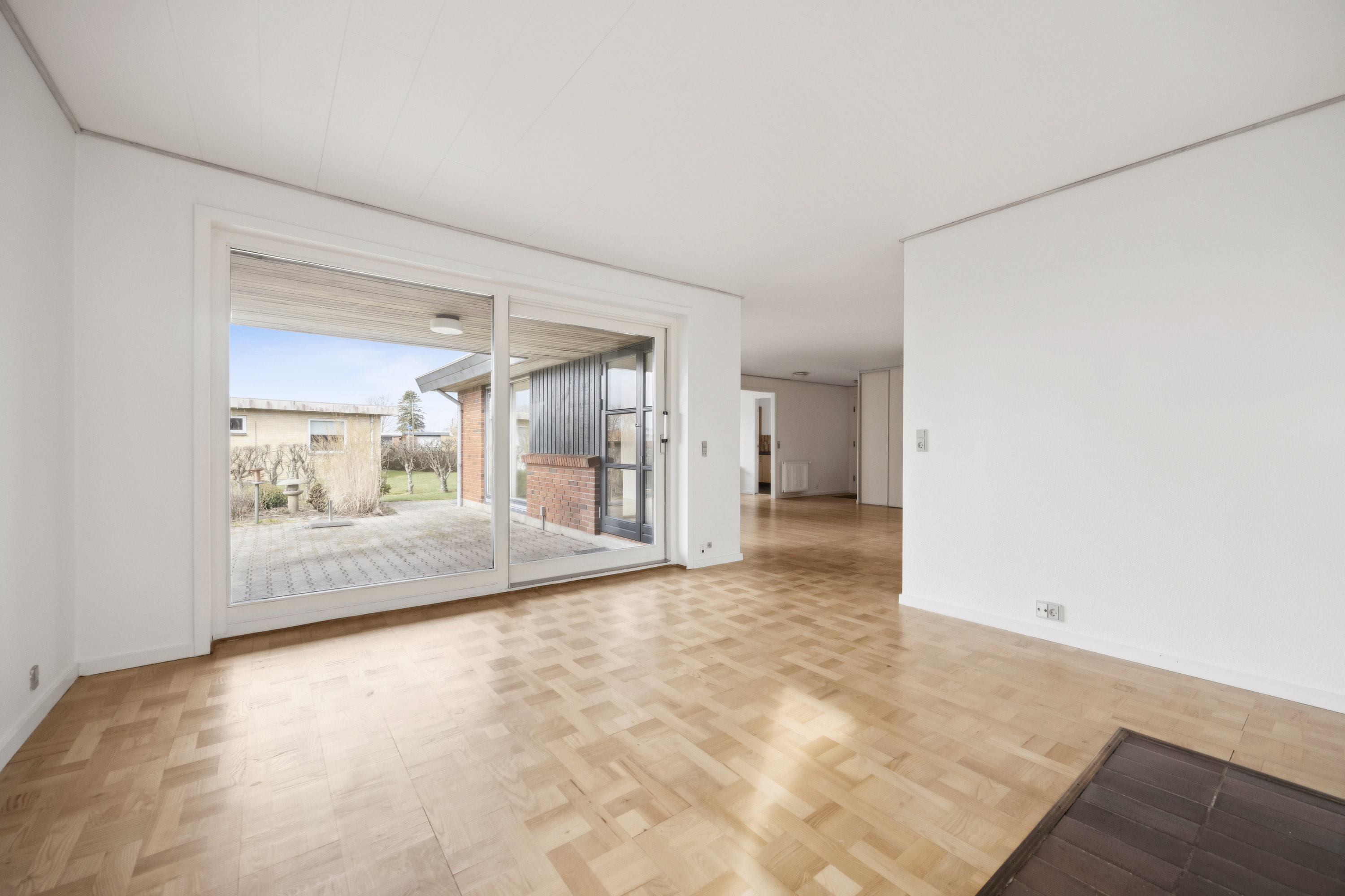 Fremhævet stue billede i fuldskærmstilstand. Billede af Blommevej 29, 9310 Vodskov