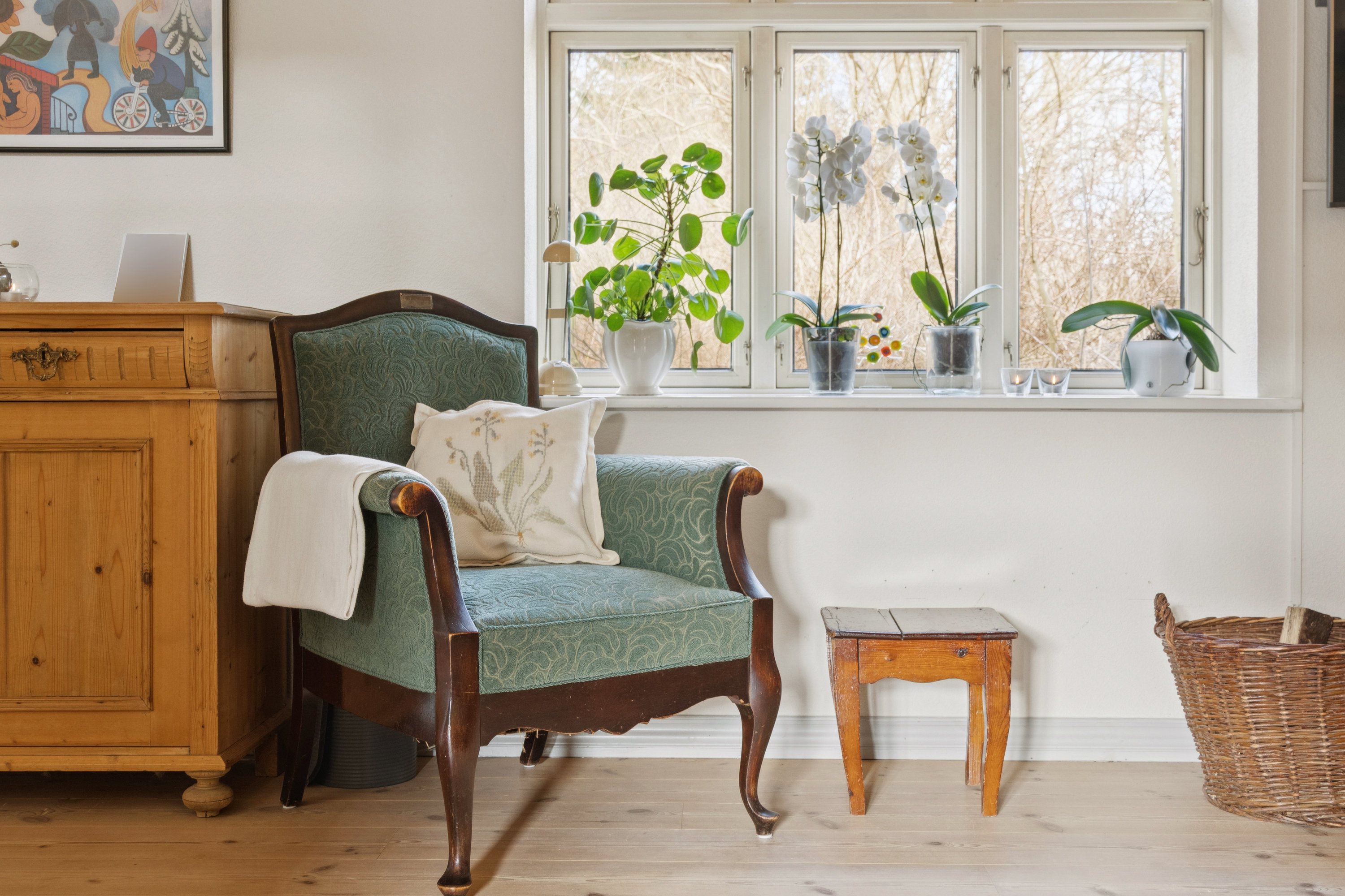 Fremhævet stue billede i fuldskærmstilstand. Billede af Rolighedsvej 5, Vroue, 7800 Skive