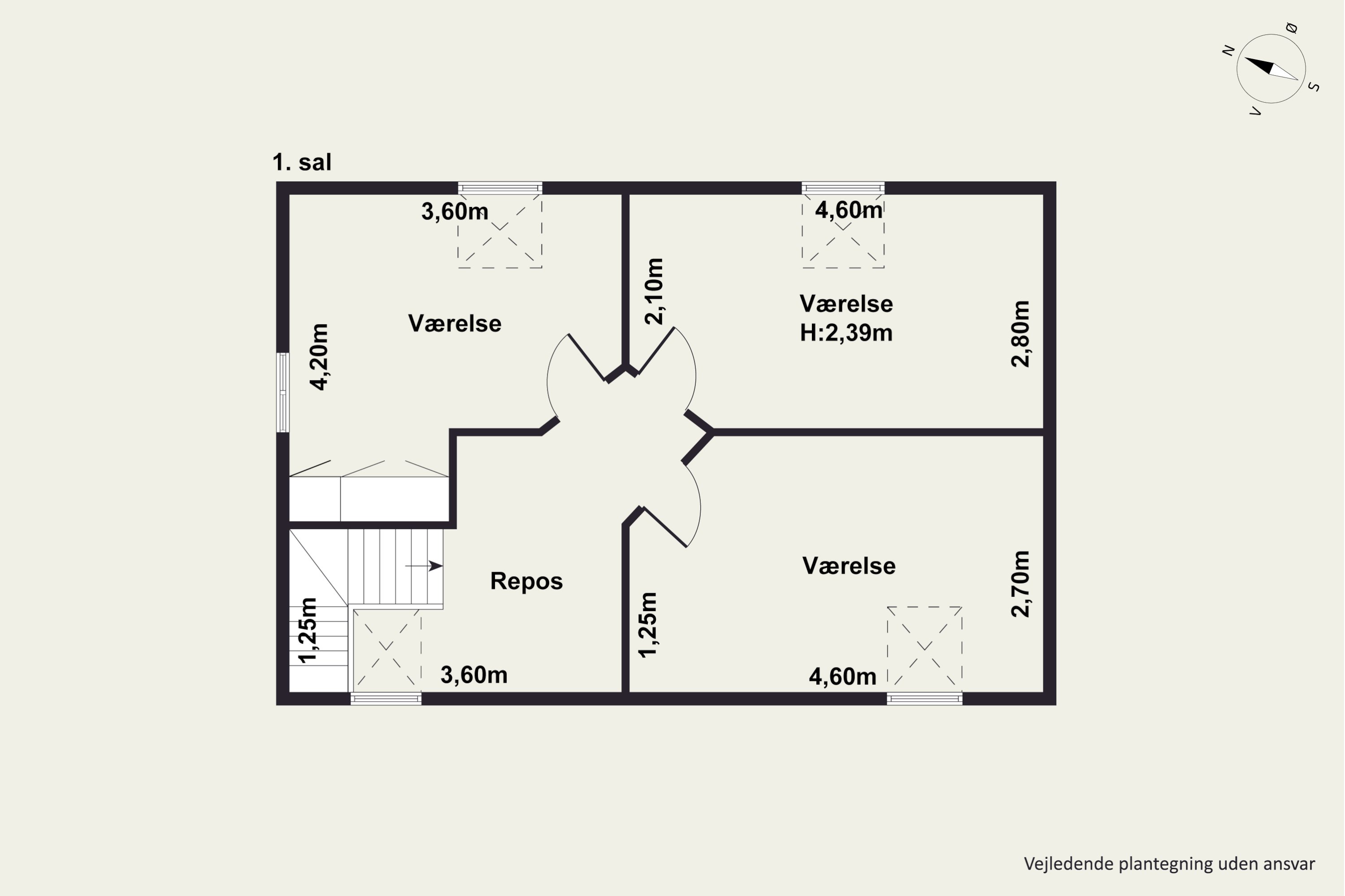 Plantegninger billede af Gartnerbakken 6, Hammershøj, 8830 Tjele