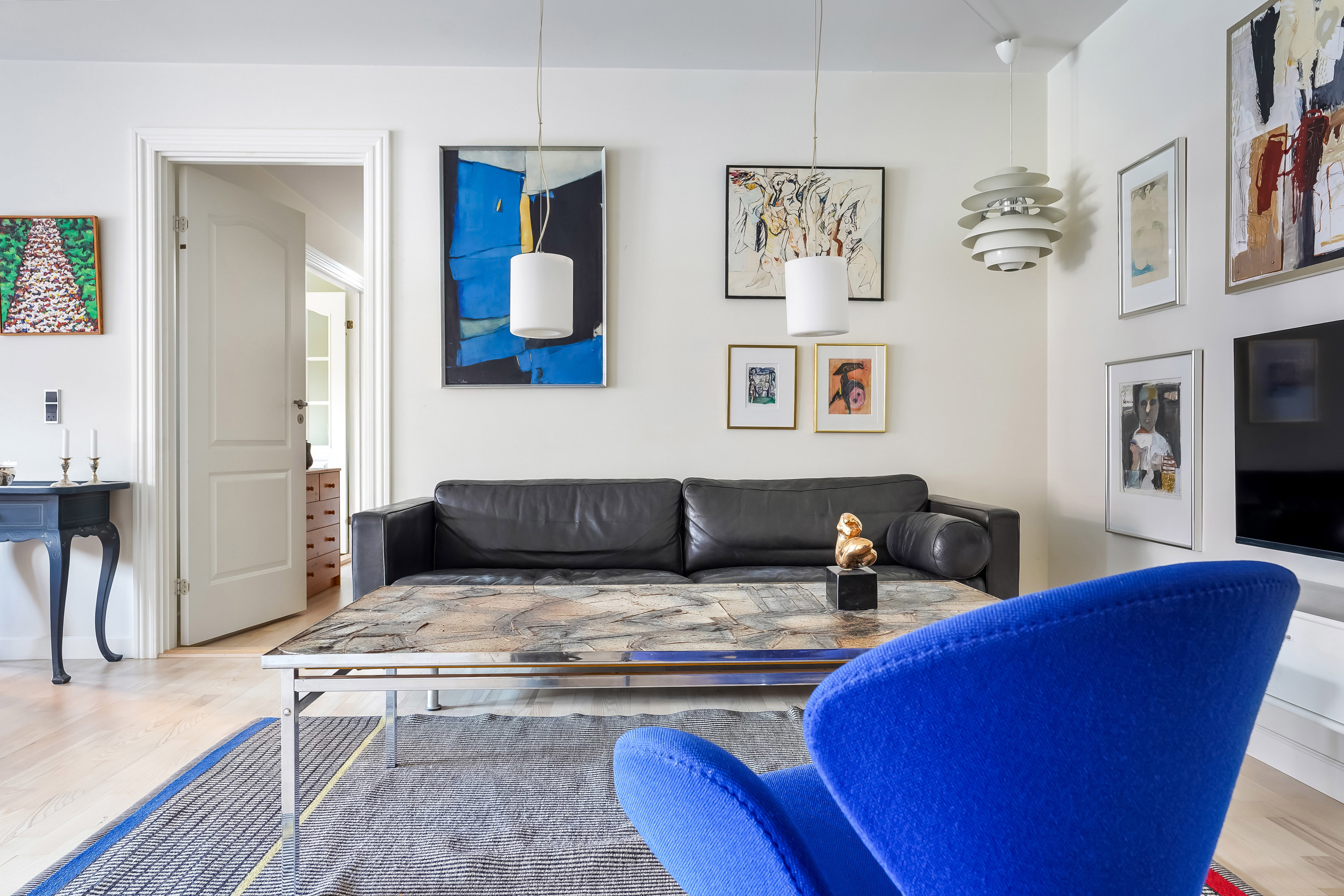 Fremhævet stue billede i fuldskærmstilstand. Billede af Falen 27B, st.. th., 5000 Odense C