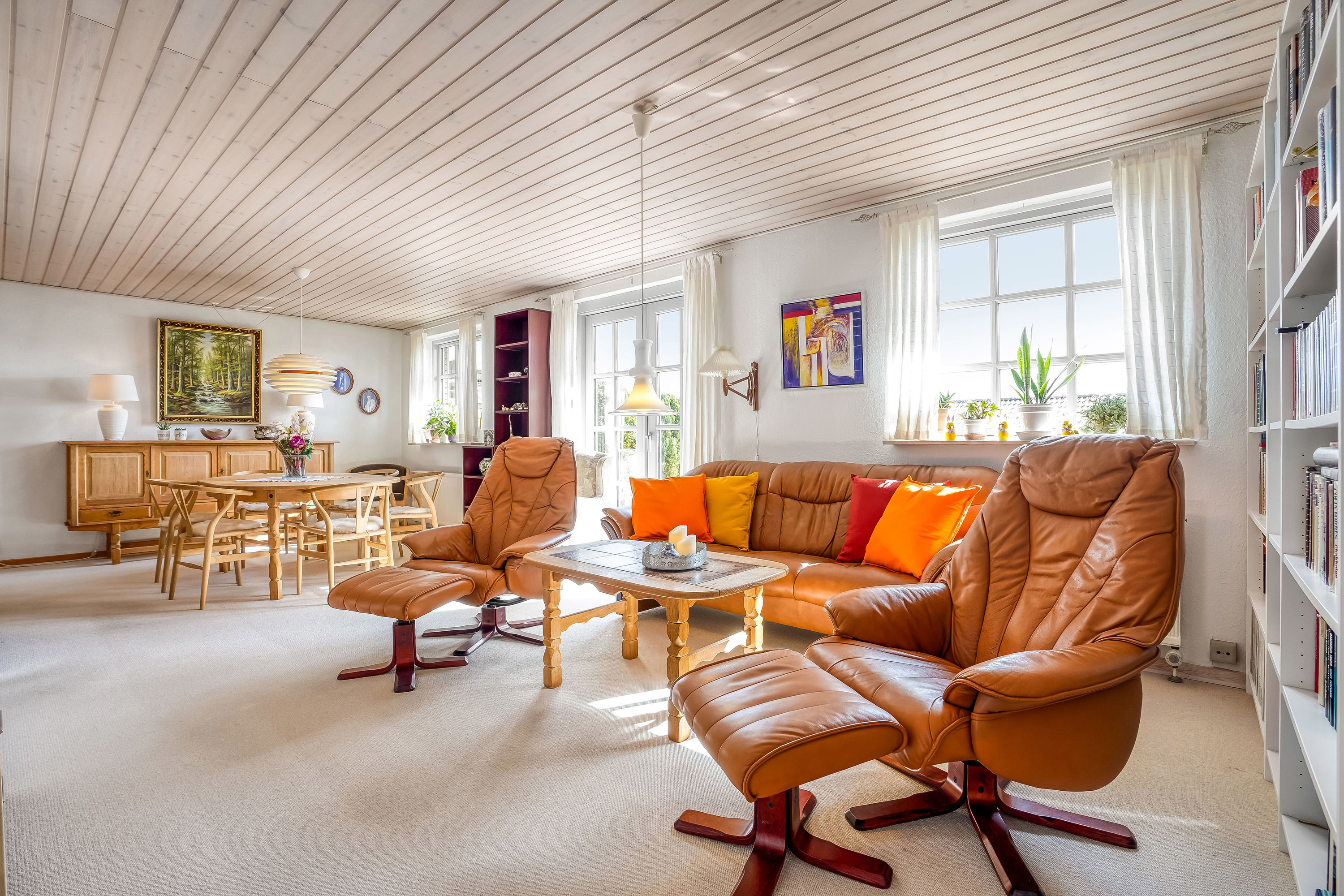 Fremhævet stue billede i fuldskærmstilstand. Billede af Nyvej 91, 5690 Tommerup