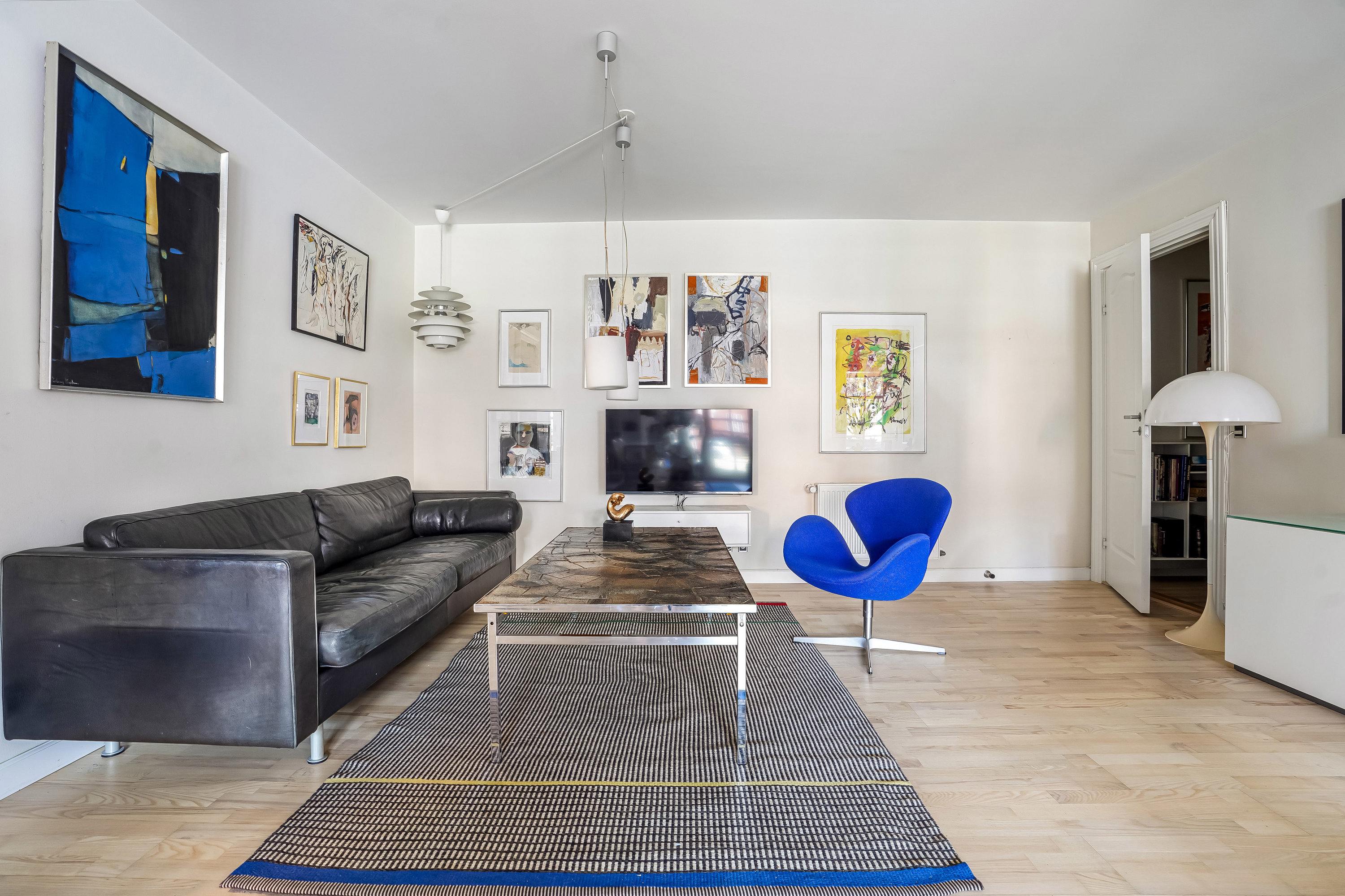 Fremhævet stue billede i fuldskærmstilstand. Billede af Falen 27B, st.. th., 5000 Odense C