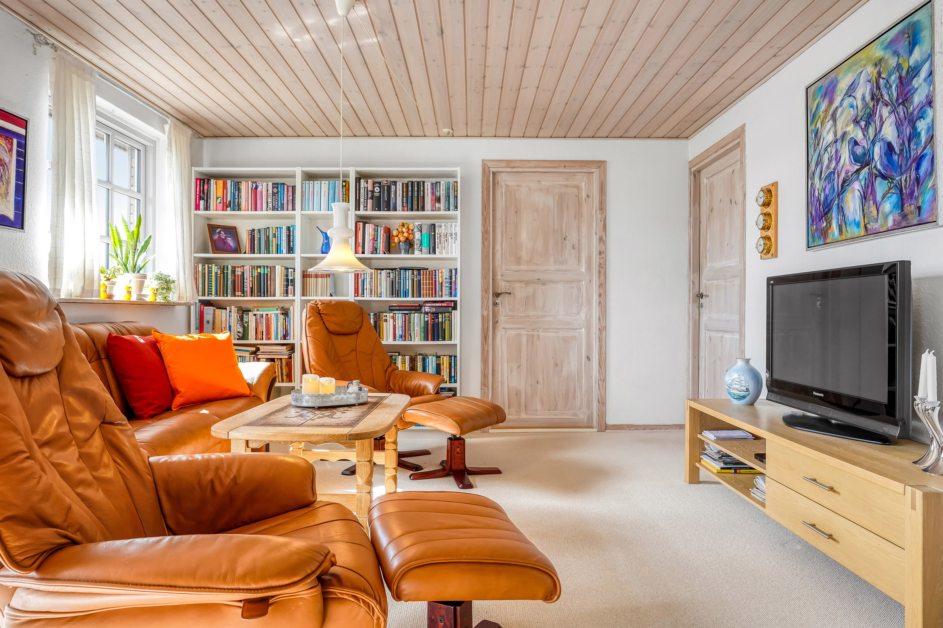 Fremhævet stue billede i fuldskærmstilstand. Billede af Nyvej 91, 5690 Tommerup