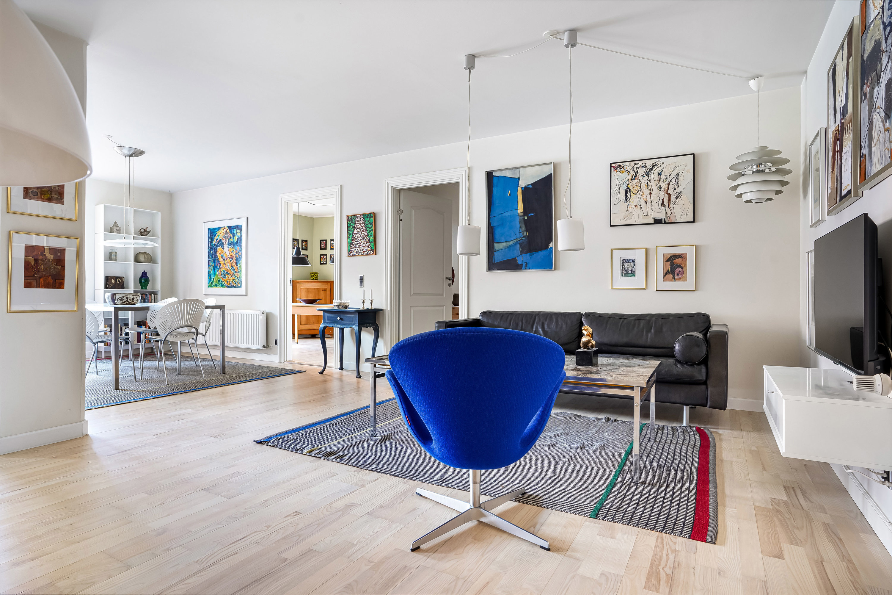 Fremhævet stue billede i fuldskærmstilstand. Billede af Falen 27B, st.. th., 5000 Odense C