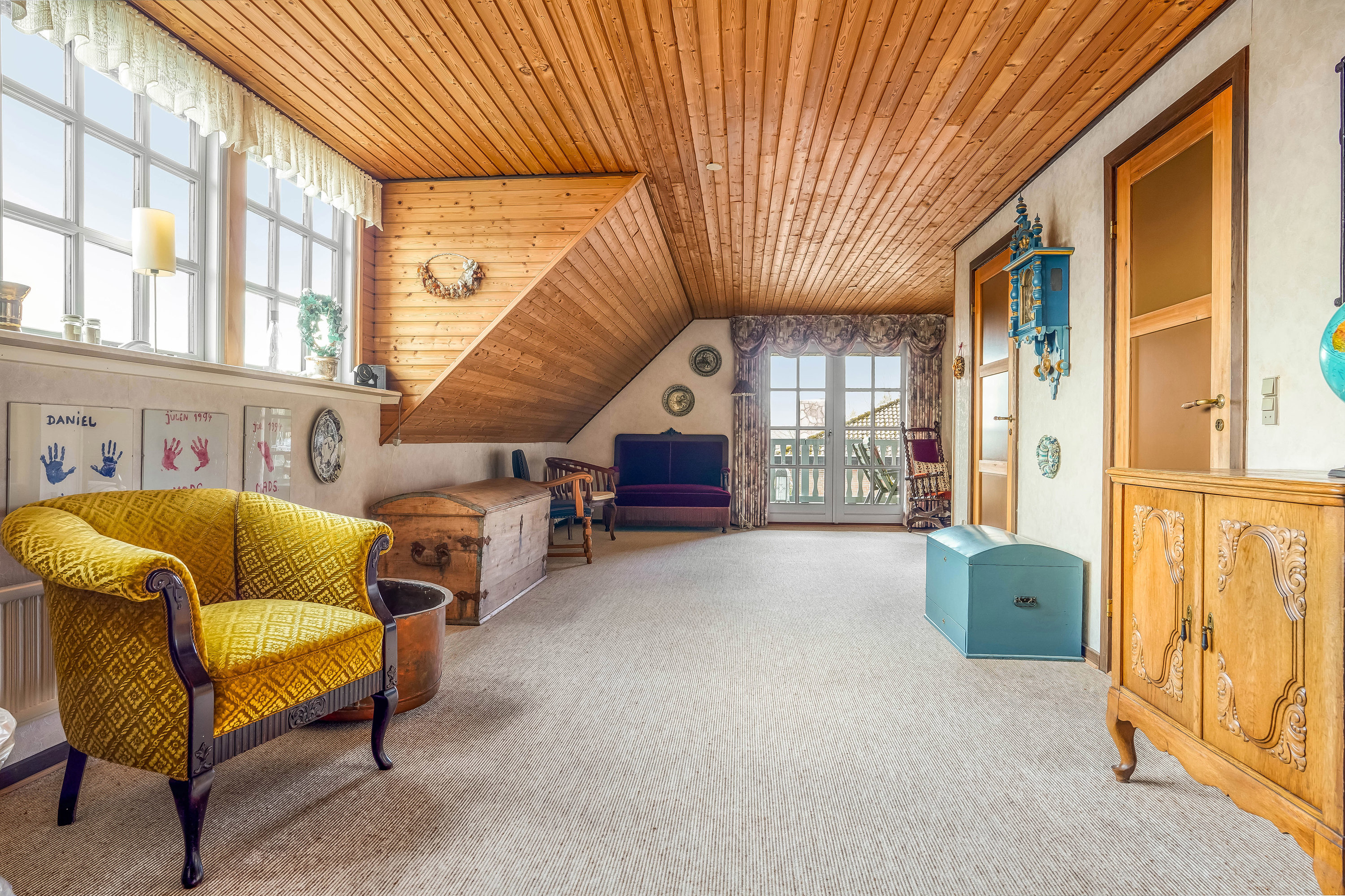 Fremhævet stue billede i fuldskærmstilstand. Billede af Nyvej 91, 5690 Tommerup