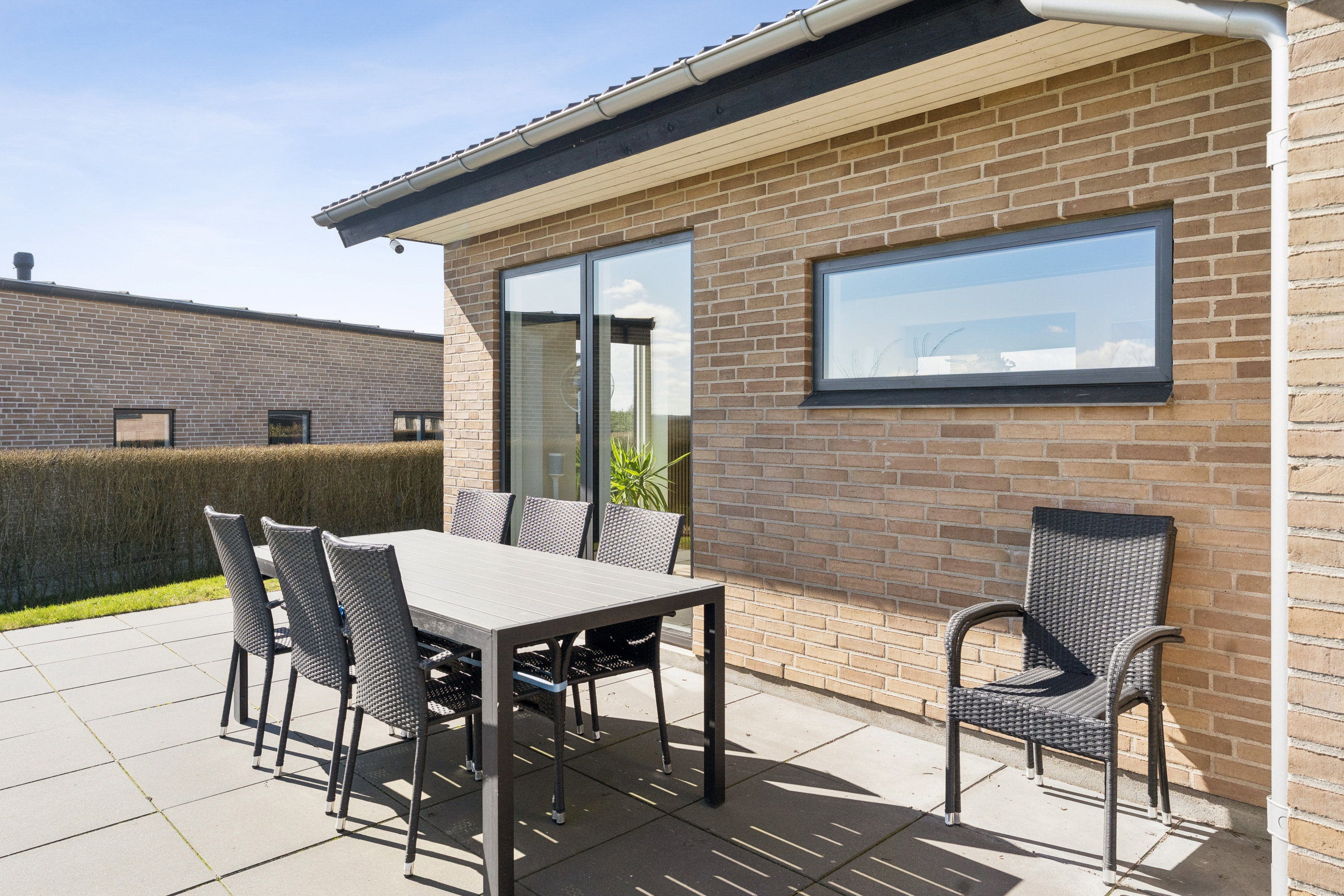 Fremhævet terrasse billede i fuldskærmstilstand. Billede af Skovbærvej 26, 8840 Rødkærsbro