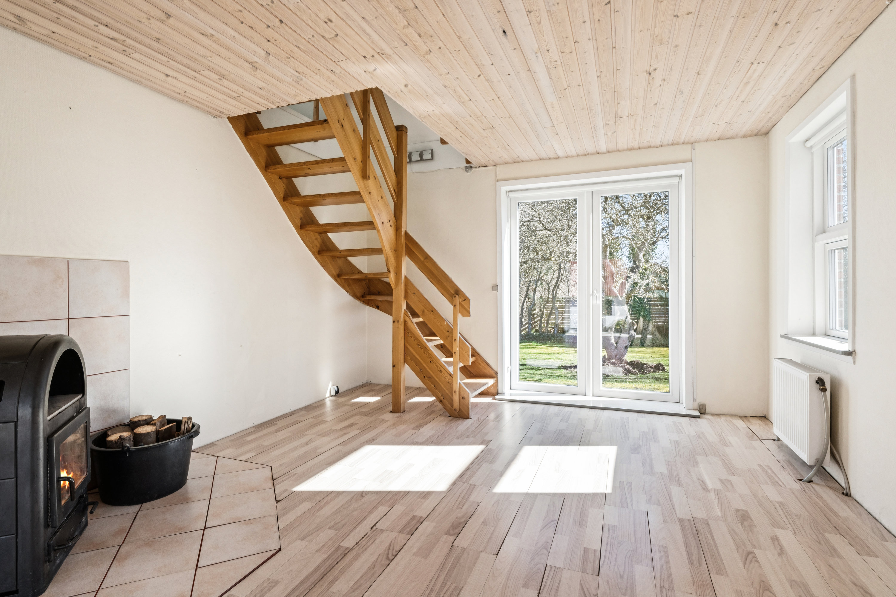 Fremhævet stue billede i fuldskærmstilstand. Billede af Aagade 13B, Vegger, 9240 Nibe