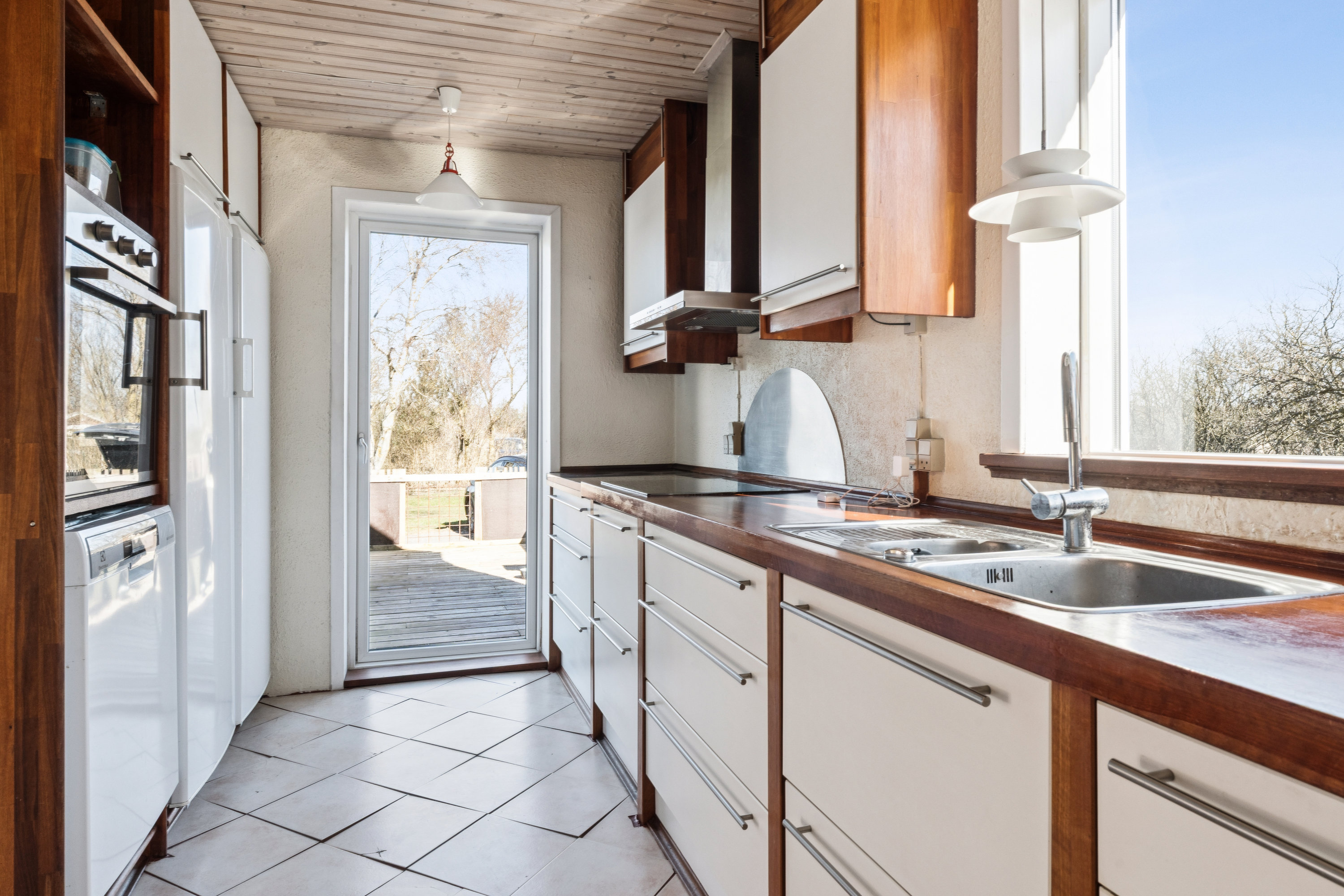 Fremhævet køkken billede i fuldskærmstilstand. Billede af Aagade 13B, Vegger, 9240 Nibe