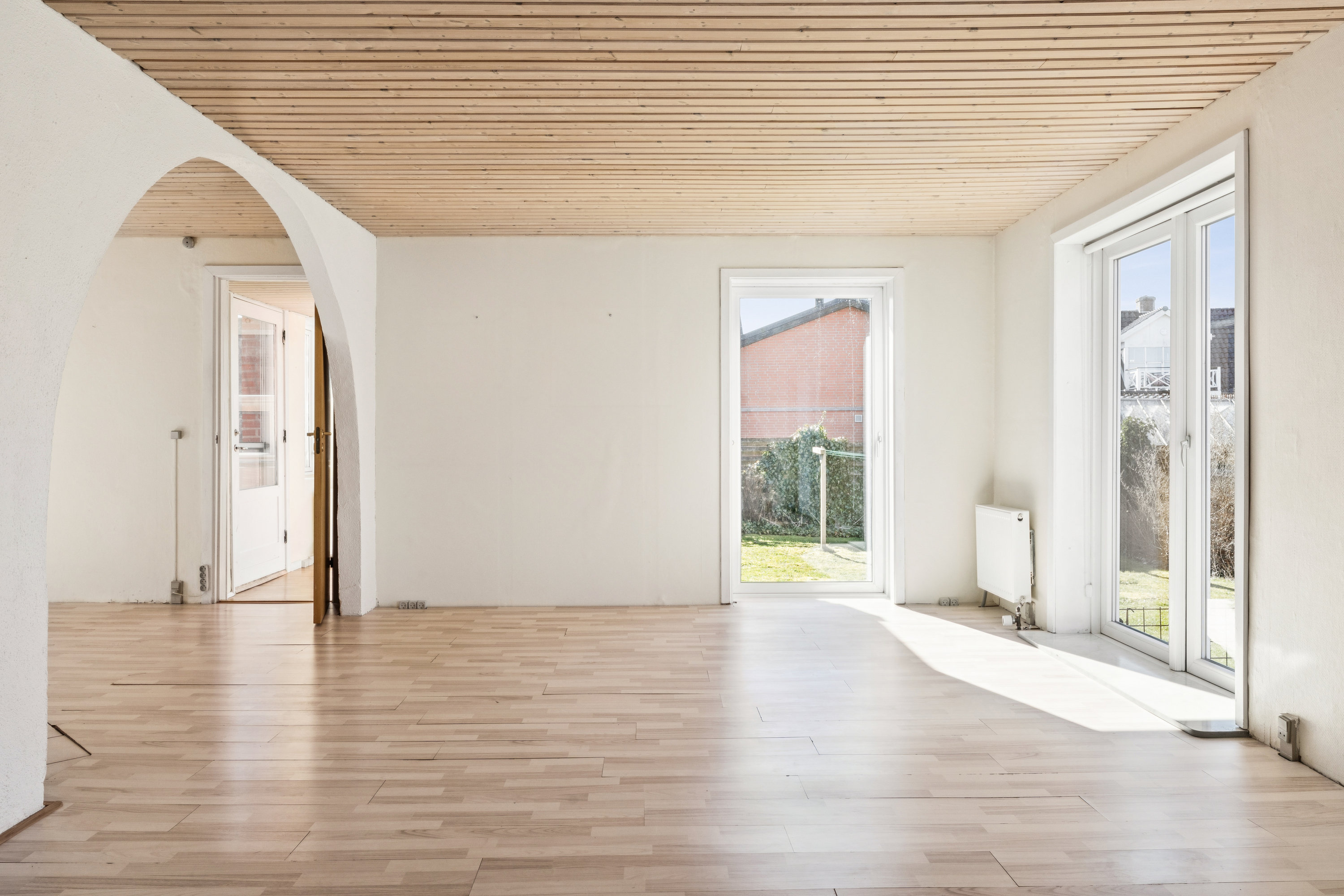 Fremhævet stue billede i fuldskærmstilstand. Billede af Aagade 13B, Vegger, 9240 Nibe