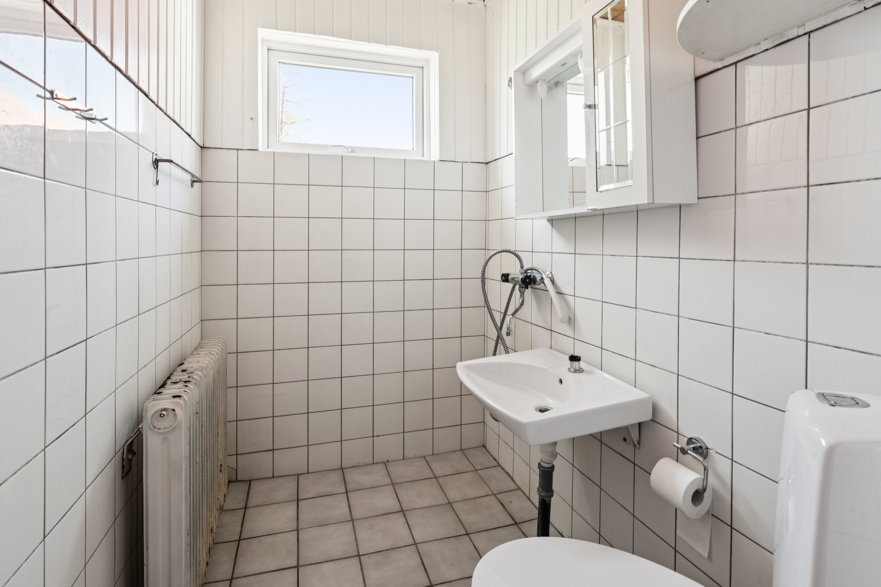 Fremhævet badeværelse billede i fuldskærmstilstand. Billede af Aagade 13B, Vegger, 9240 Nibe