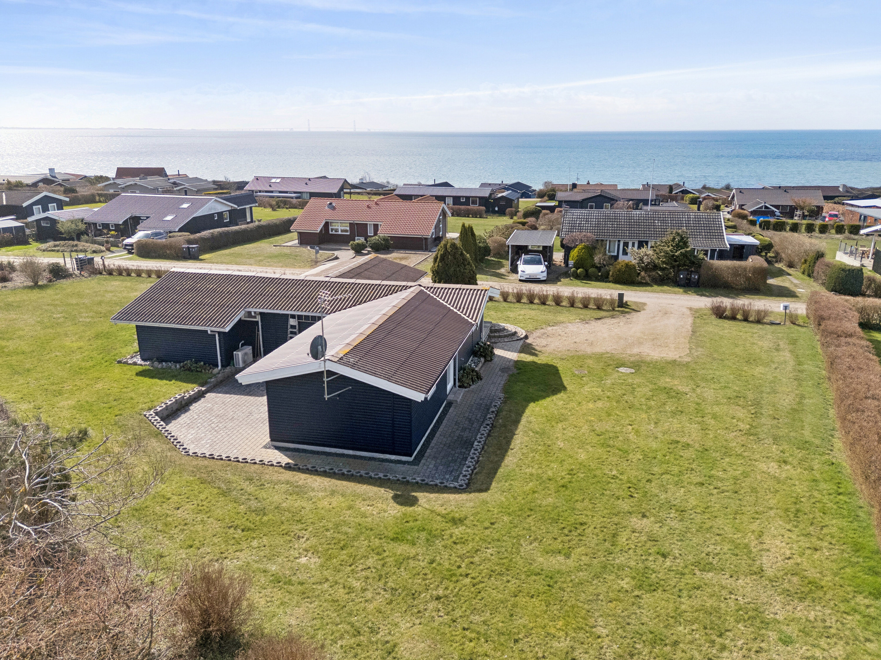 Fremhævet set fra haven billede i fuldskærmstilstand. Billede af Huginsvej 20, Drøsselbjerg, 4200 Slagelse