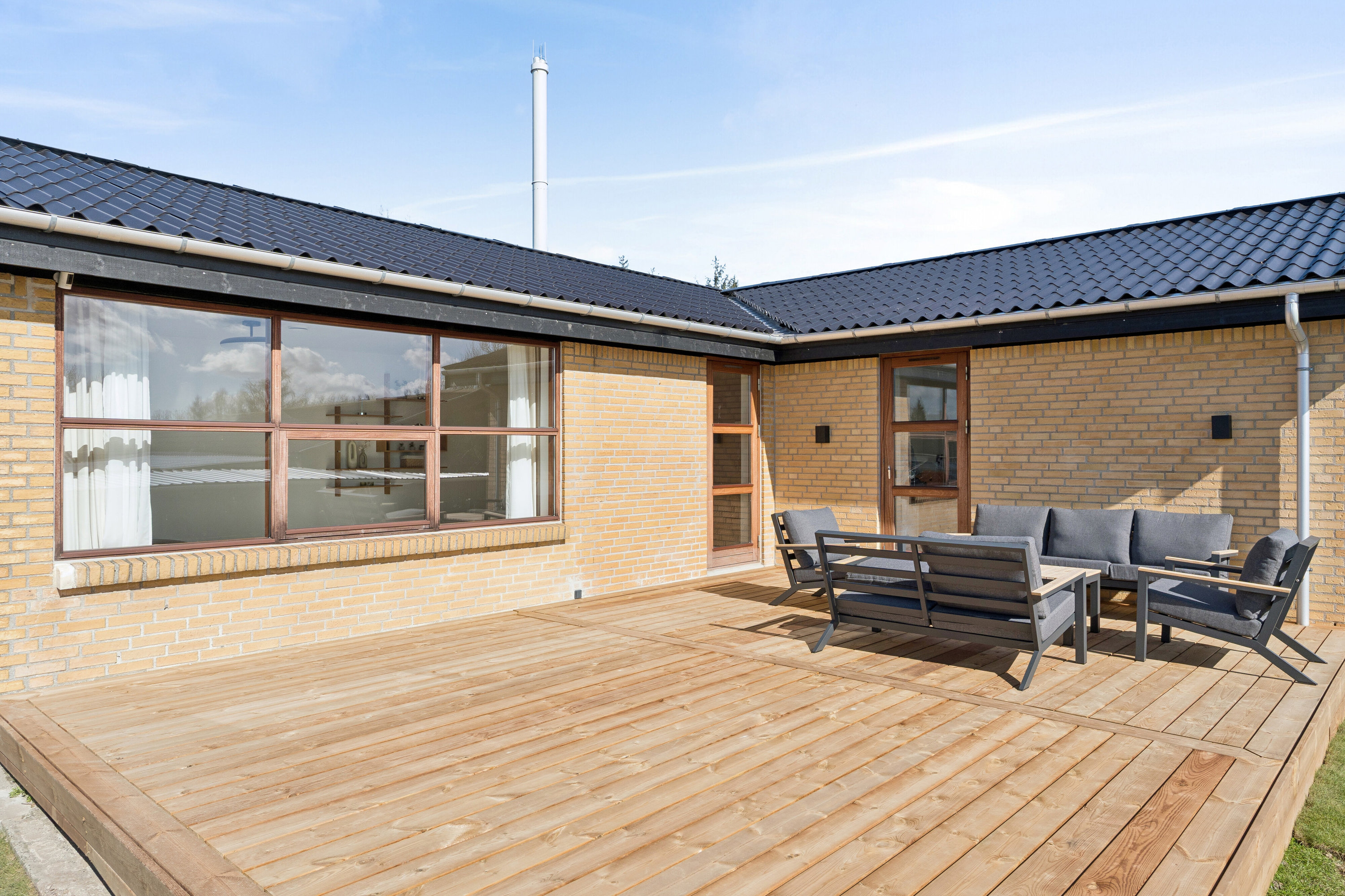 Fremhævet udendørs billede i fuldskærmstilstand. Billede af Jegstrupvænget 623, 8310 Tranbjerg J