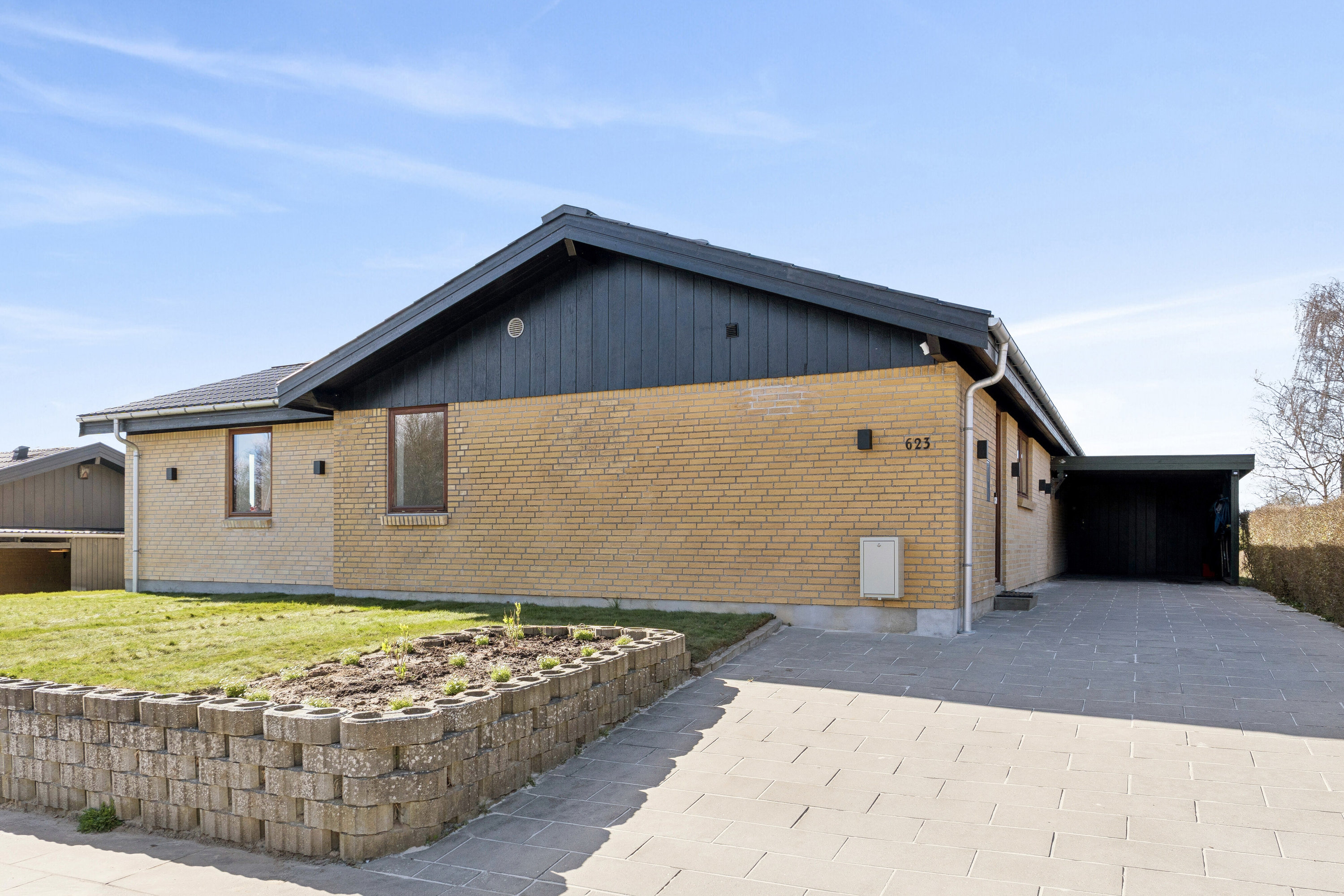 Fremhævet udendørs billede i fuldskærmstilstand. Billede af Jegstrupvænget 623, 8310 Tranbjerg J