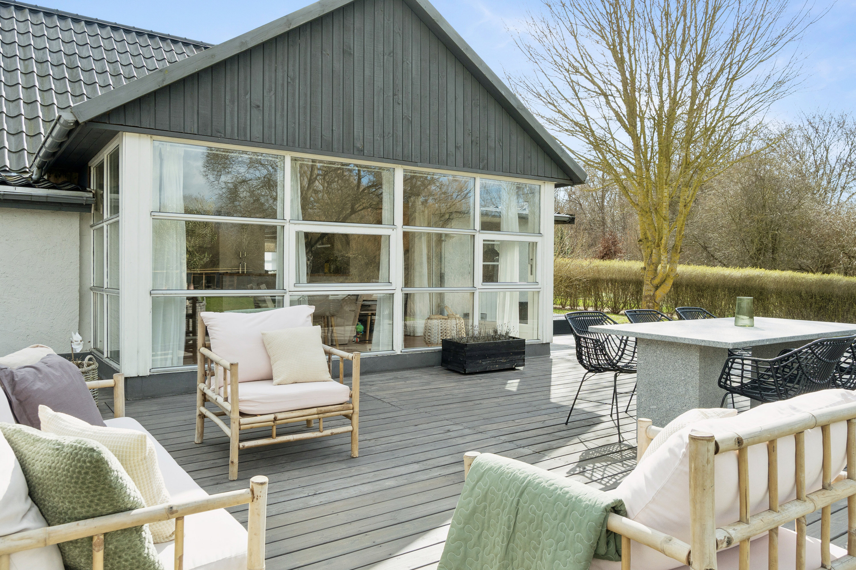 Fremhævet terrasse billede i fuldskærmstilstand. Billede af Trekanten 20, 4200 Slagelse