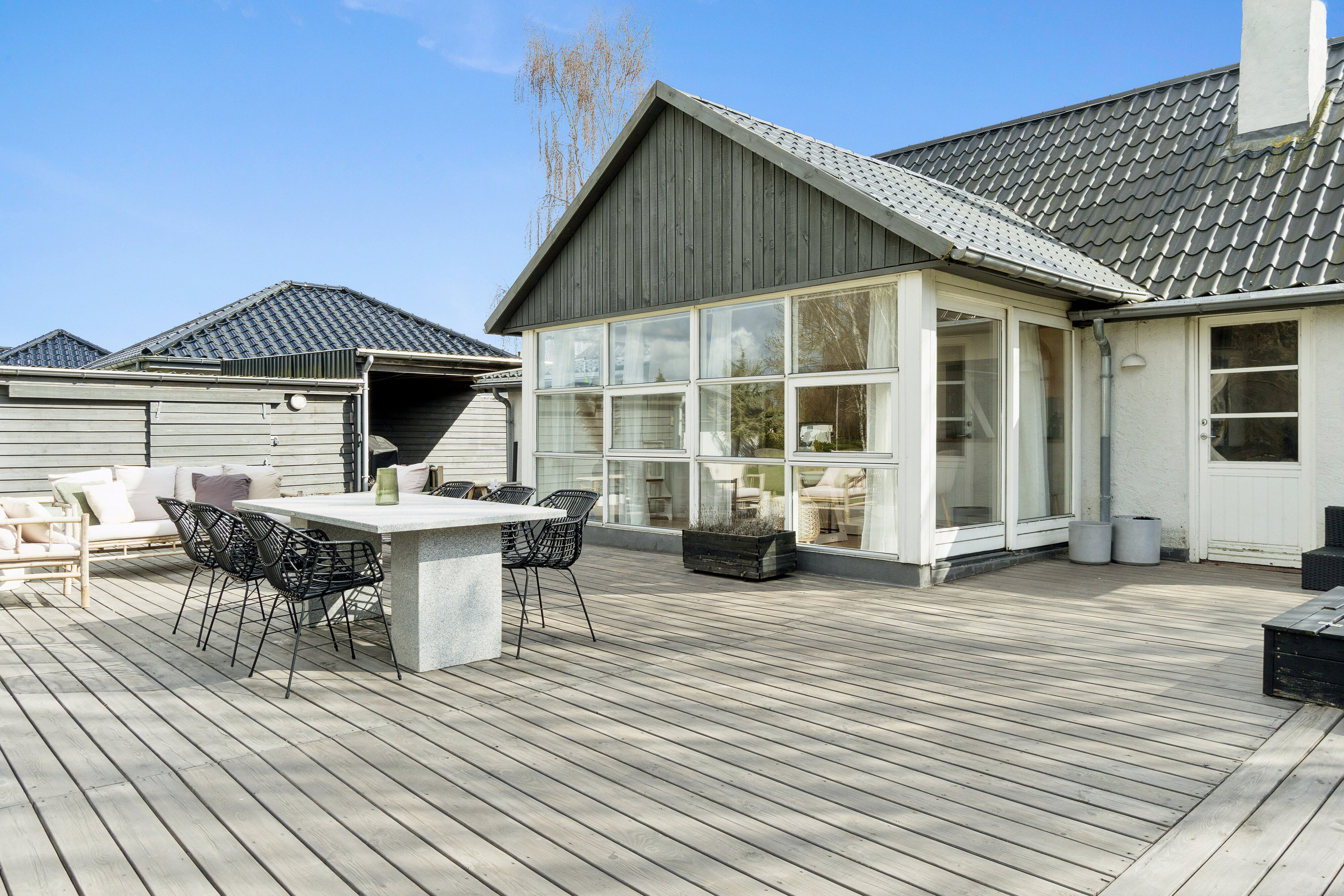 Fremhævet terrasse billede i fuldskærmstilstand. Billede af Trekanten 20, 4200 Slagelse