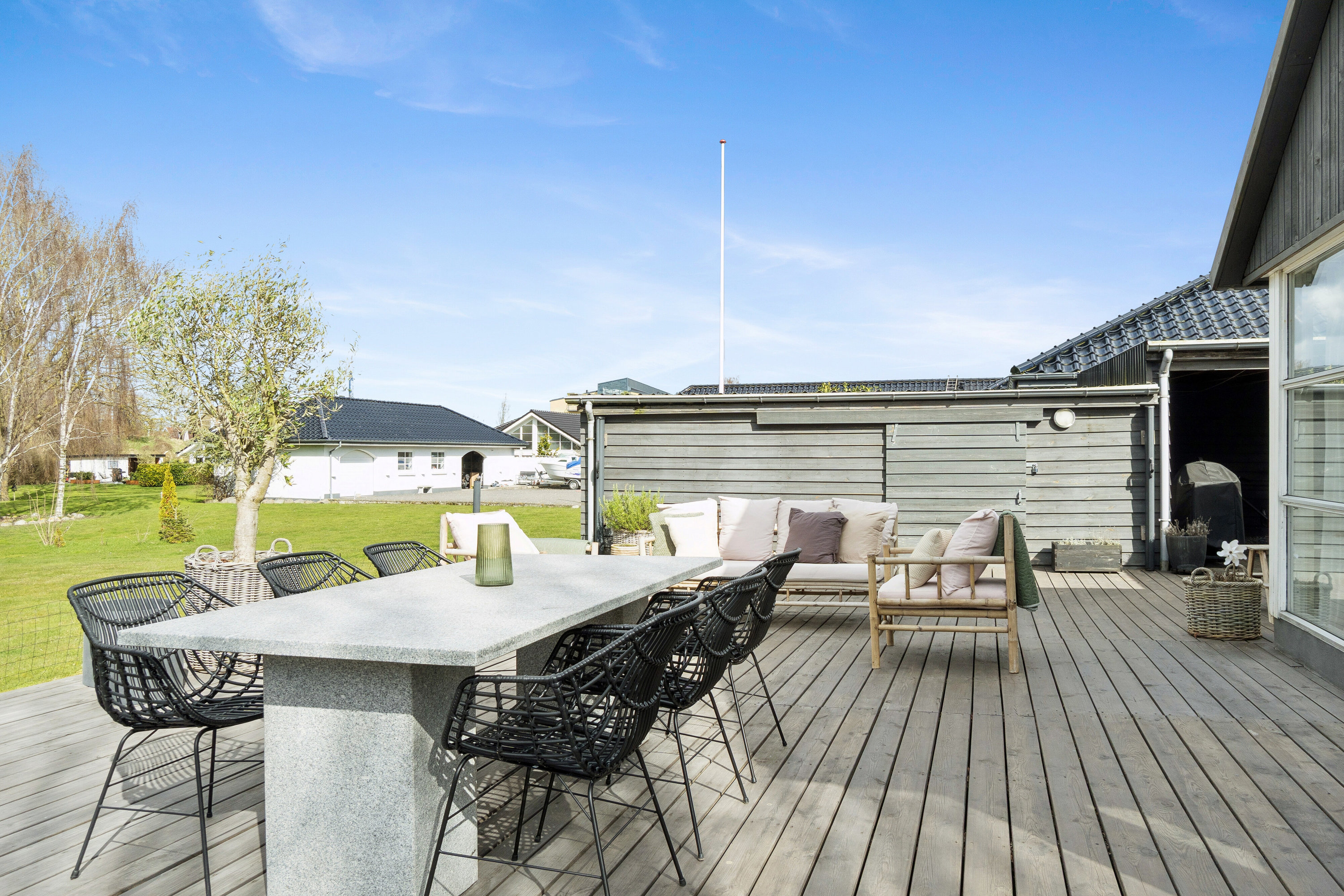 Fremhævet terrasse billede i fuldskærmstilstand. Billede af Trekanten 20, 4200 Slagelse