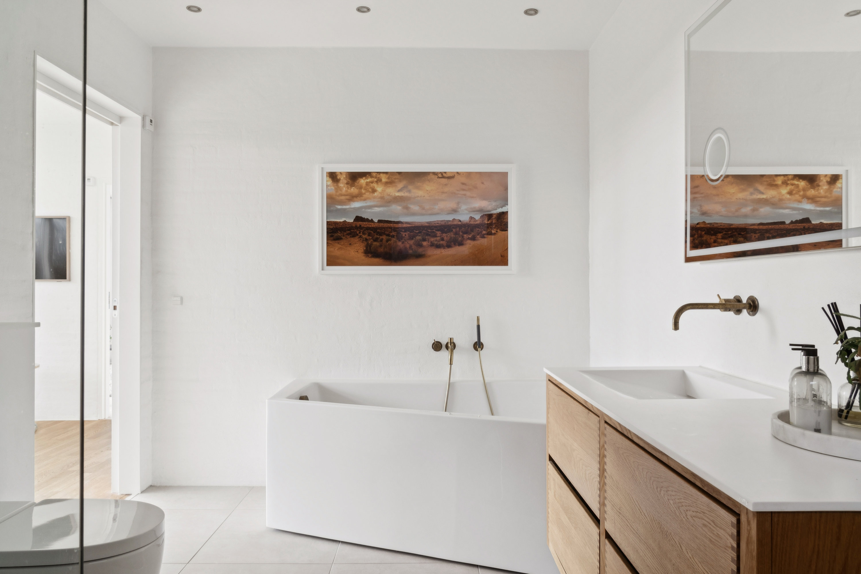 Fremhævet badeværelse billede i fuldskærmstilstand. Billede af Skæring Strandvej 64, 8250 Egå