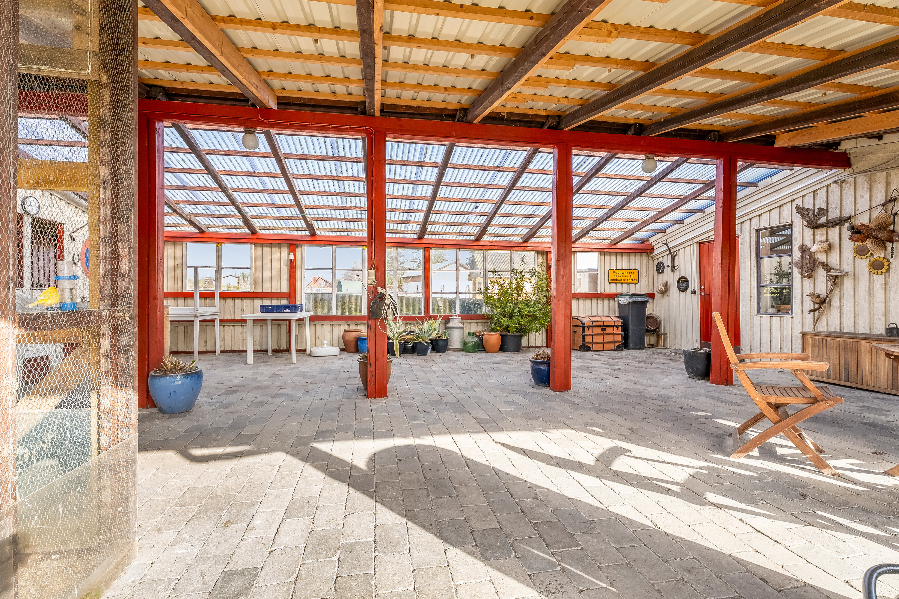 Fremhævet overdækket terrasse billede i fuldskærmstilstand. Billede af Blansvej 11, 4941 Bandholm