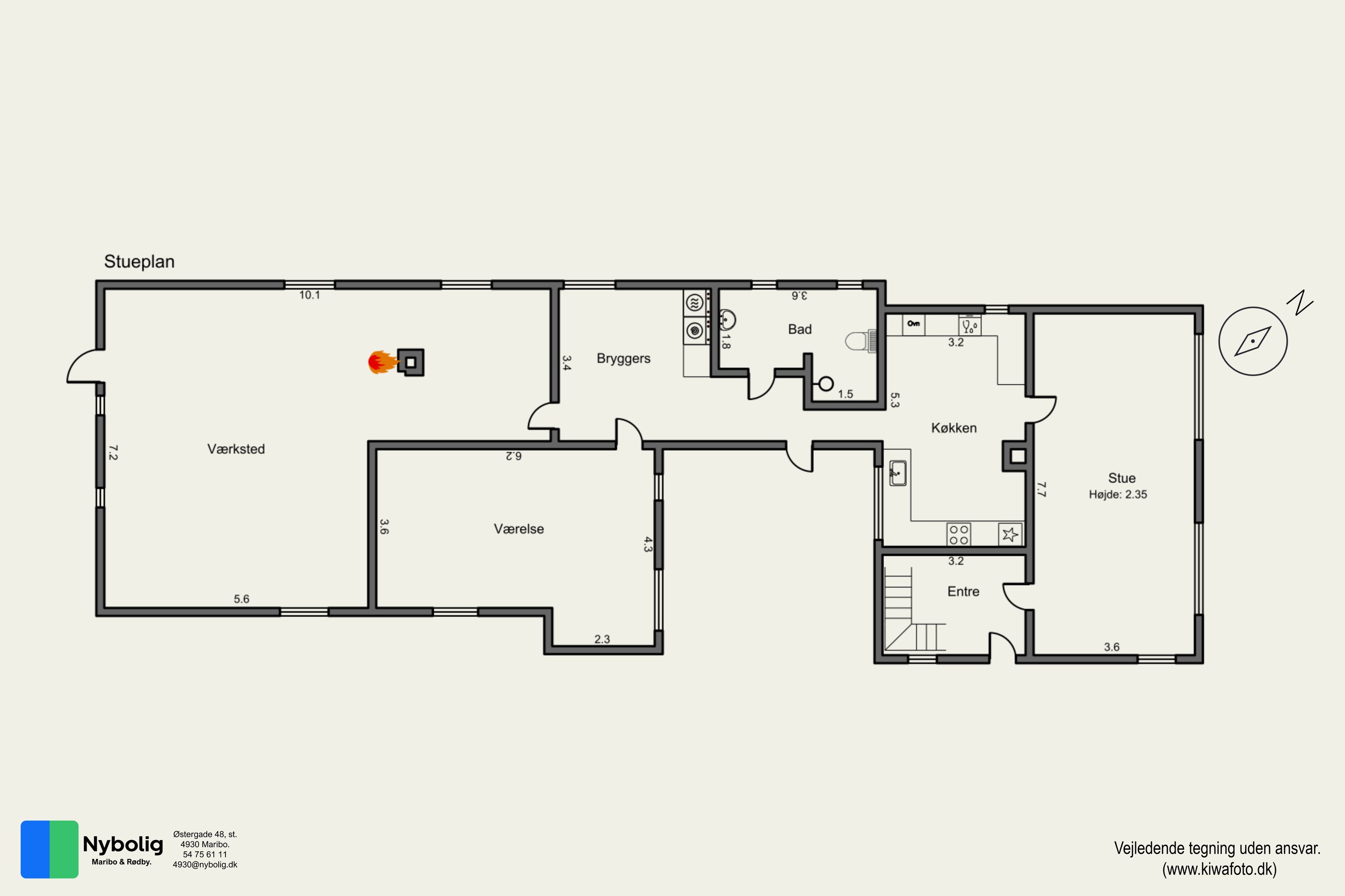 Plantegninger billede af Blansvej 11, 4941 Bandholm