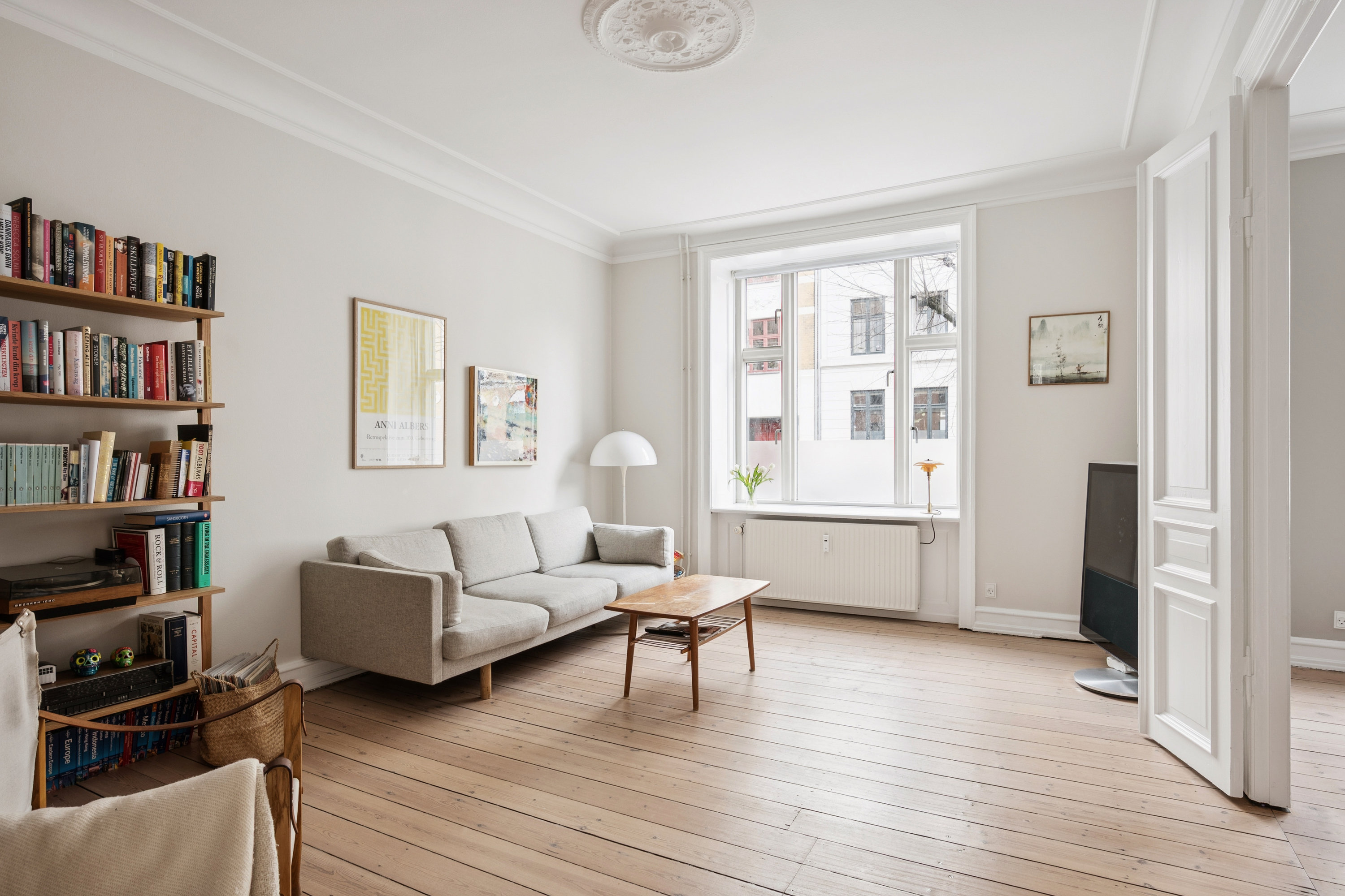 Fremhævet stue billede i fuldskærmstilstand. Billede af Johnstrups Alle 10, st.. th., 1923 Frederiksberg C