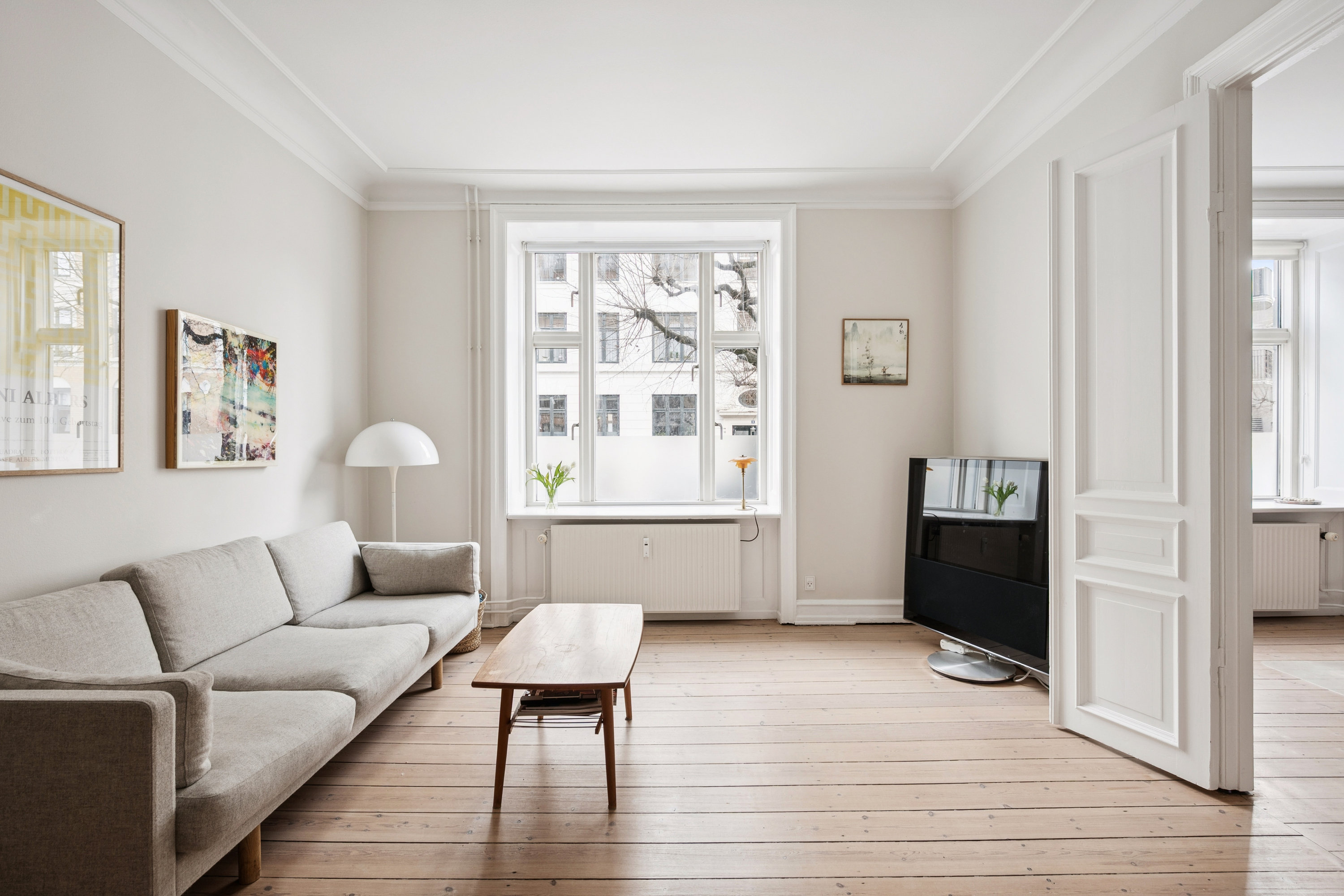 Fremhævet stue billede i fuldskærmstilstand. Billede af Johnstrups Alle 10, st.. th., 1923 Frederiksberg C