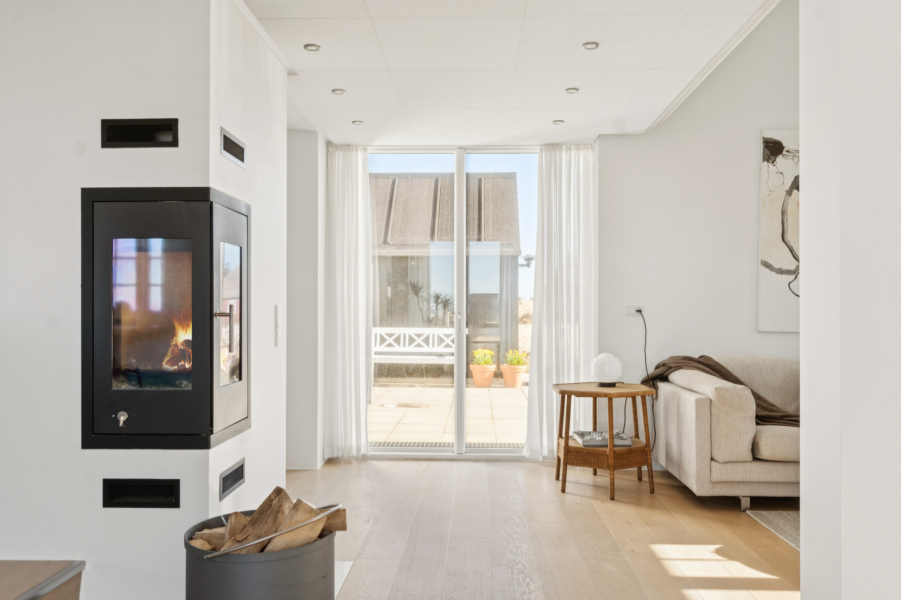 Fremhævet stue billede i fuldskærmstilstand. Billede af Bæltet 4, Lønstrup, 9800 Hjørring