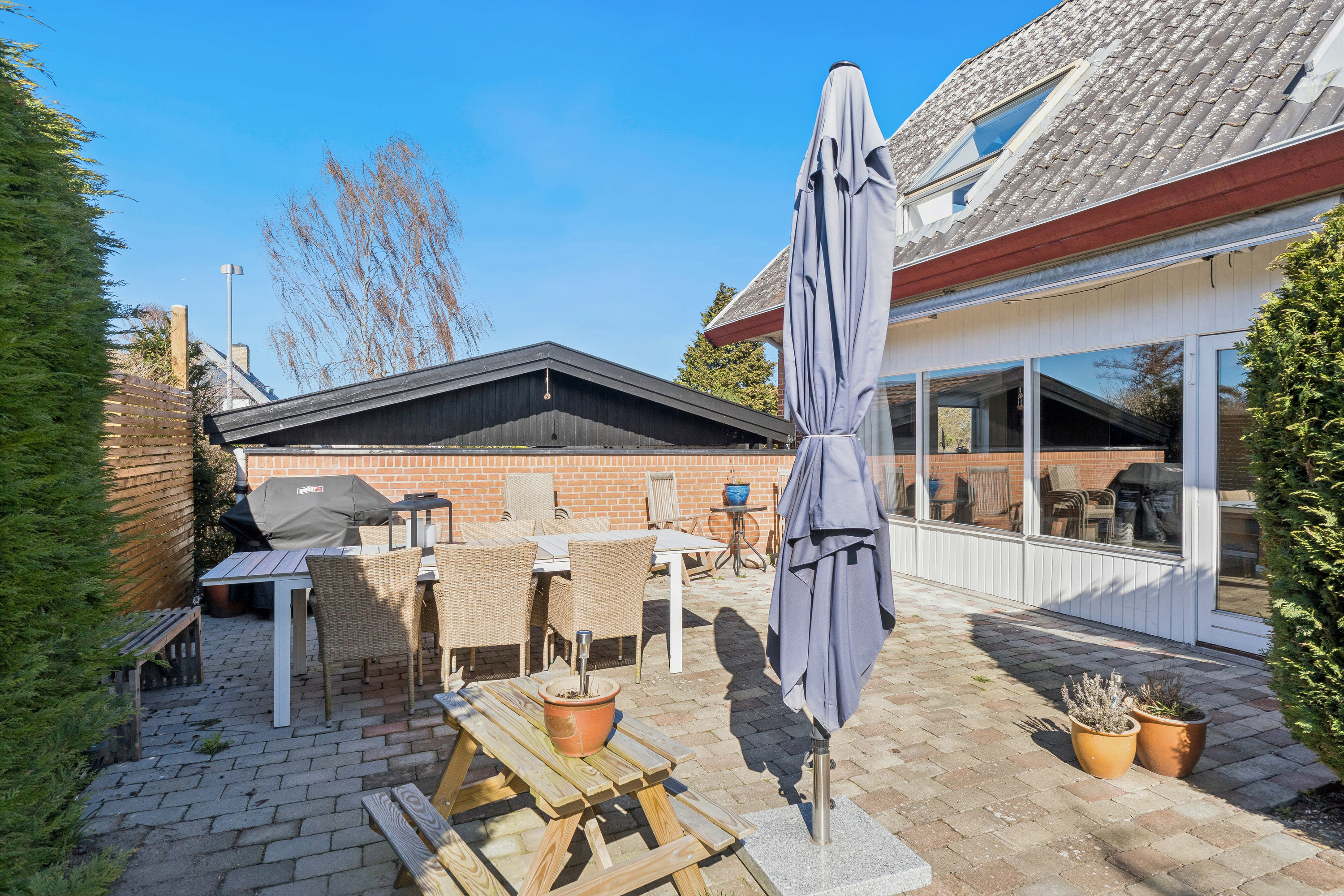 Fremhævet terrasse billede i fuldskærmstilstand. Billede af Hejrevej 62, 4000 Roskilde