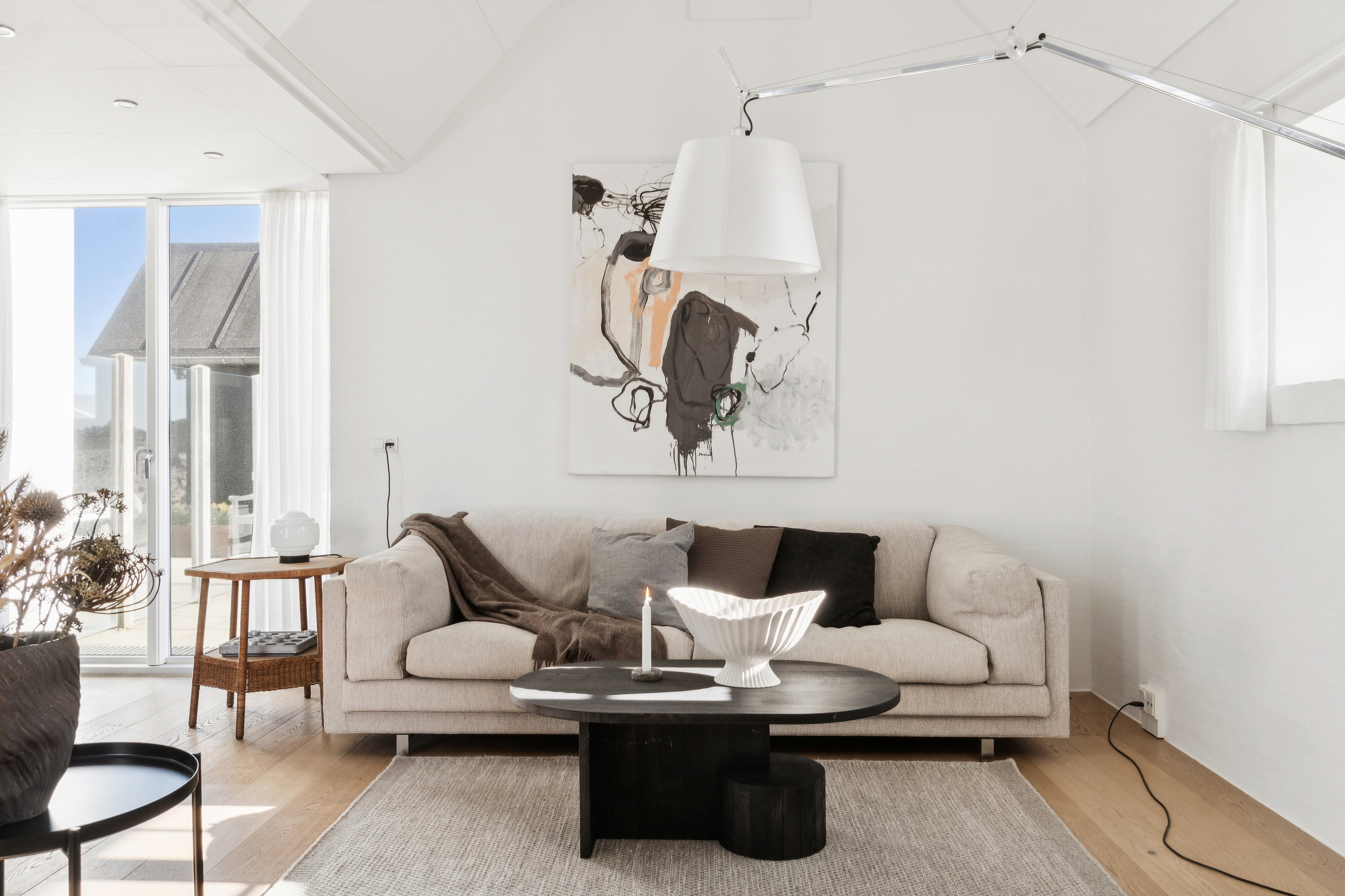 Fremhævet stue billede i fuldskærmstilstand. Billede af Bæltet 4, Lønstrup, 9800 Hjørring