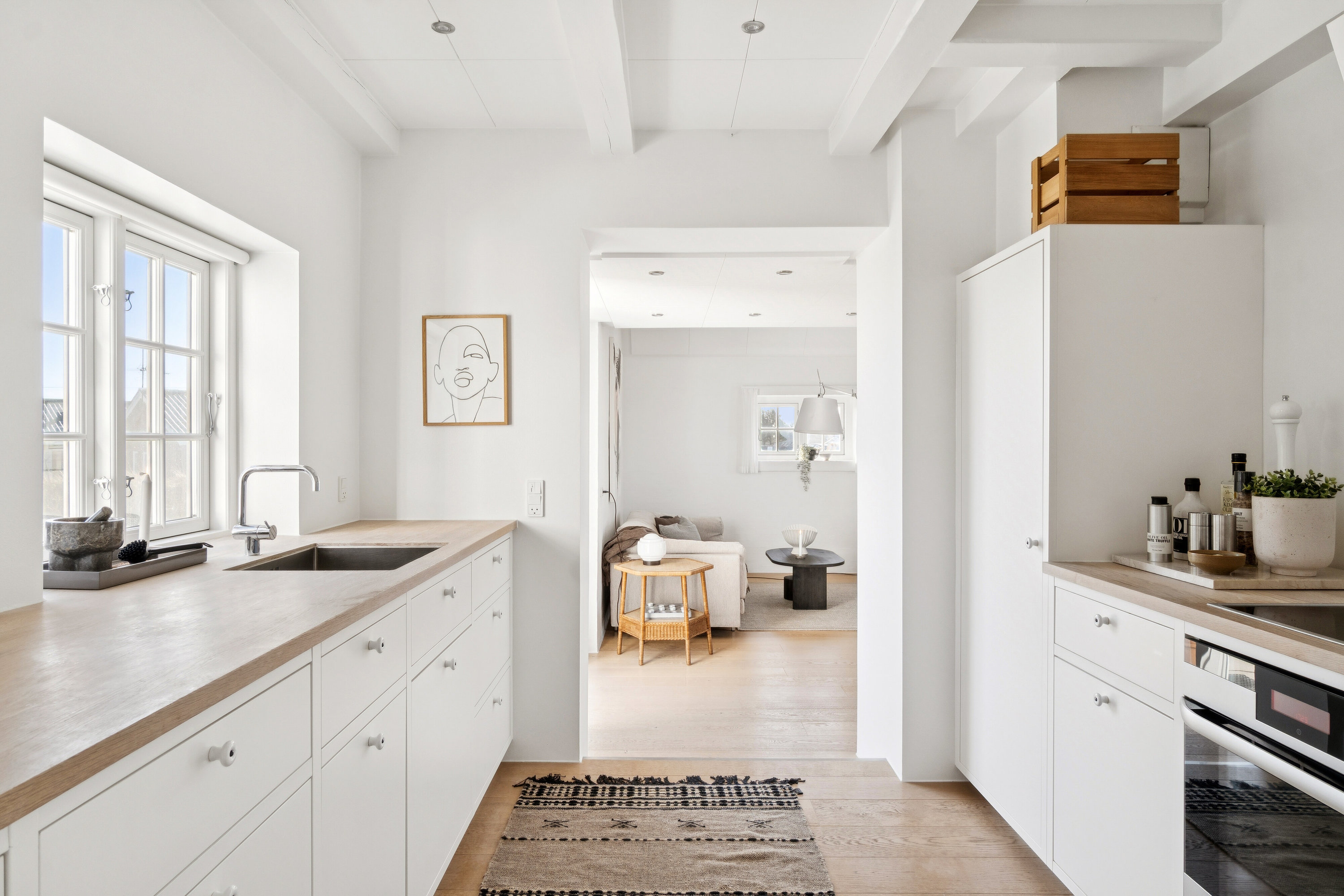 Fremhævet køkken billede i fuldskærmstilstand. Billede af Bæltet 4, Lønstrup, 9800 Hjørring