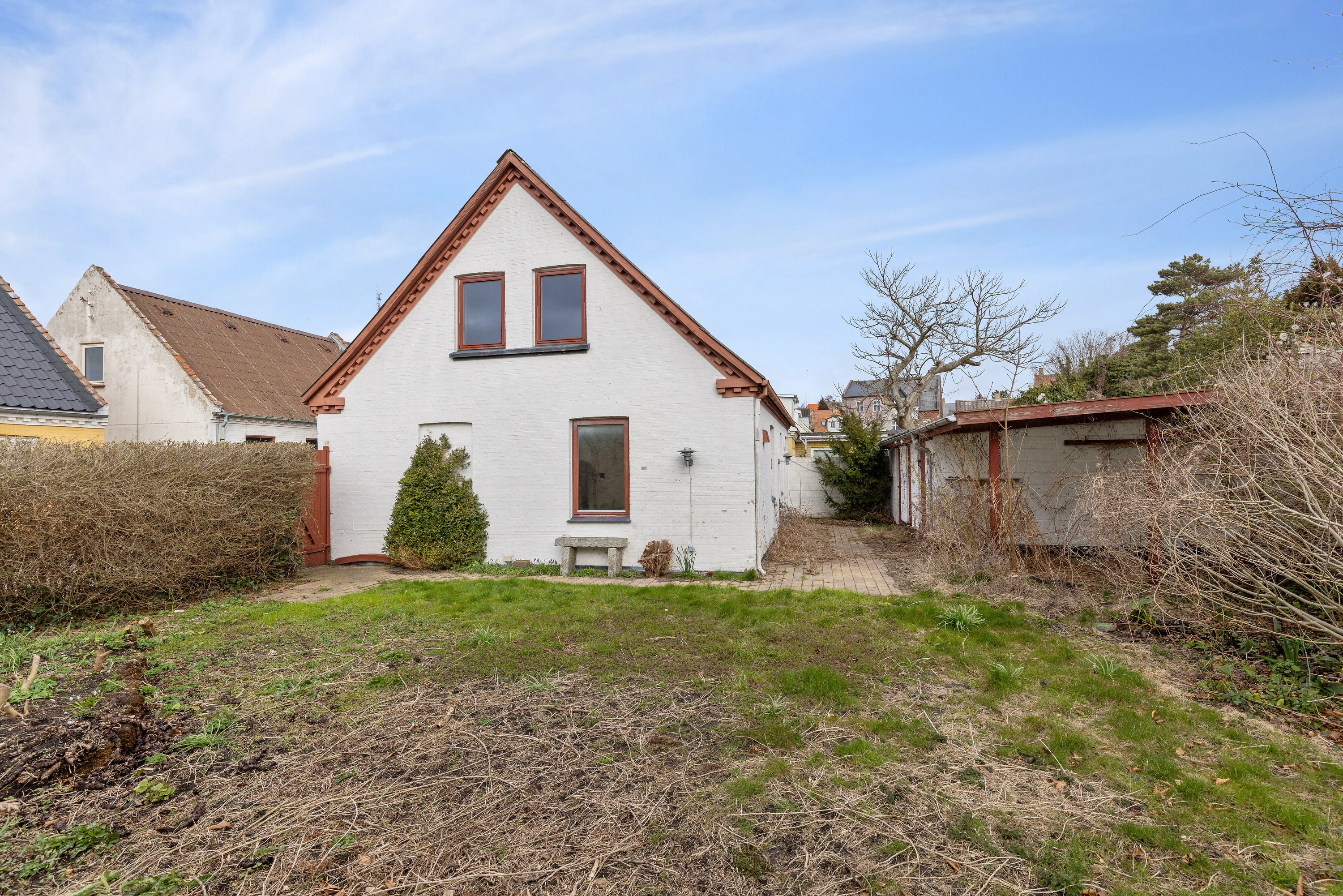 Fremhævet udendørs billede i fuldskærmstilstand. Billede af Margrethevej 11, 4400 Kalundborg