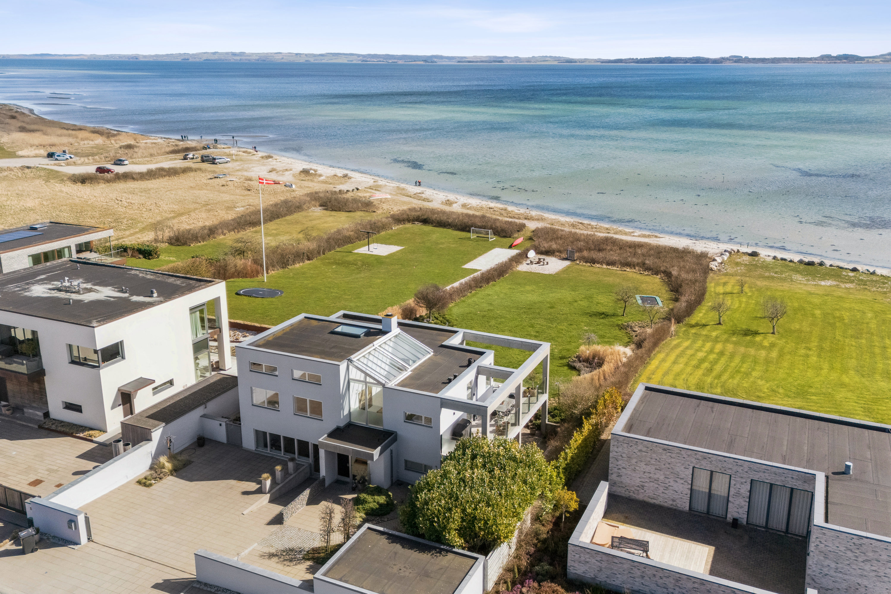 Fremhævet luftfoto billede i fuldskærmstilstand. Billede af Skæring Strandvej 64, 8250 Egå