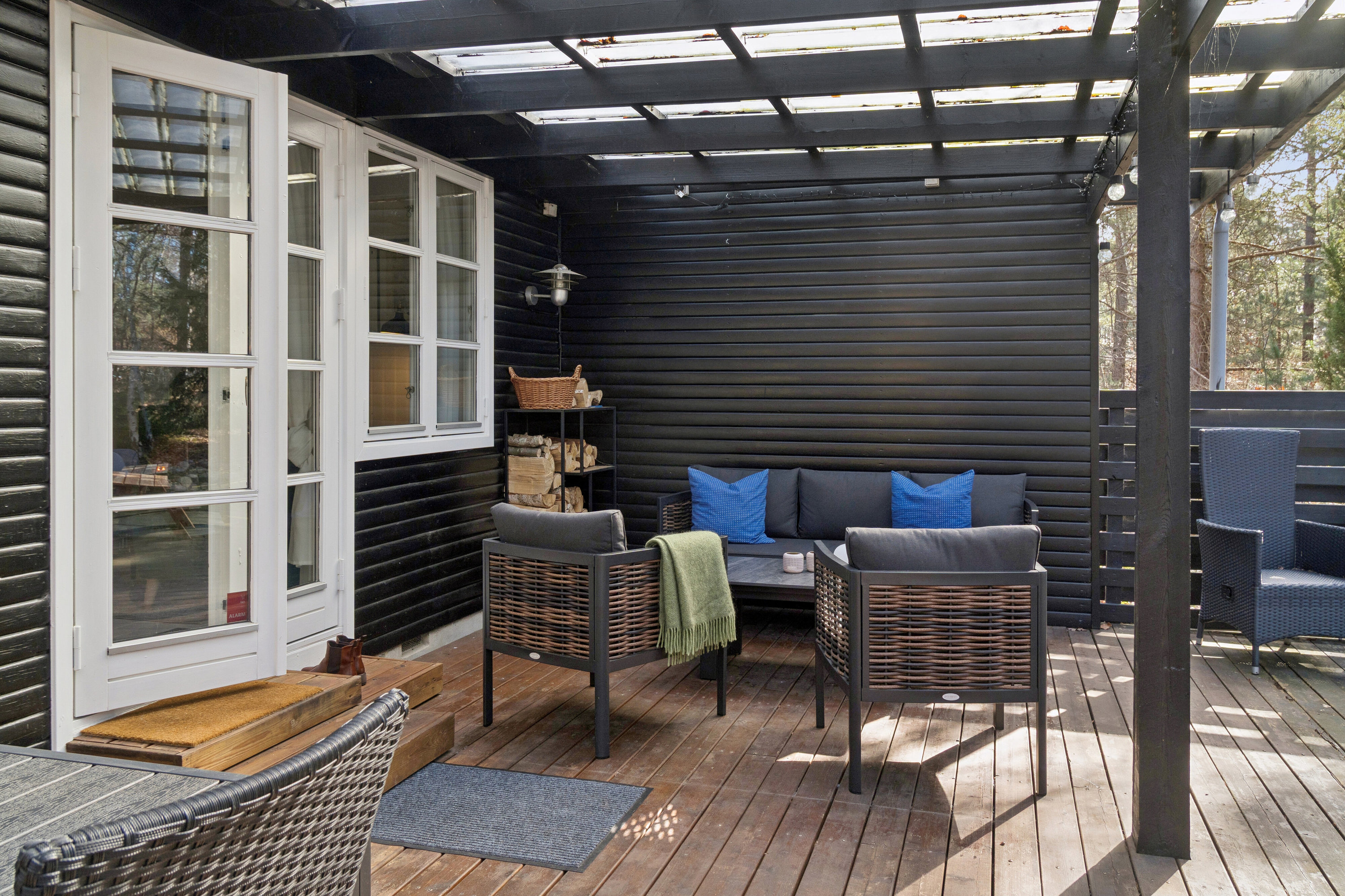 Fremhævet overdækket terrasse billede i fuldskærmstilstand. Billede af Koglevej 9, Ellinge Lyng, 4560 Vig