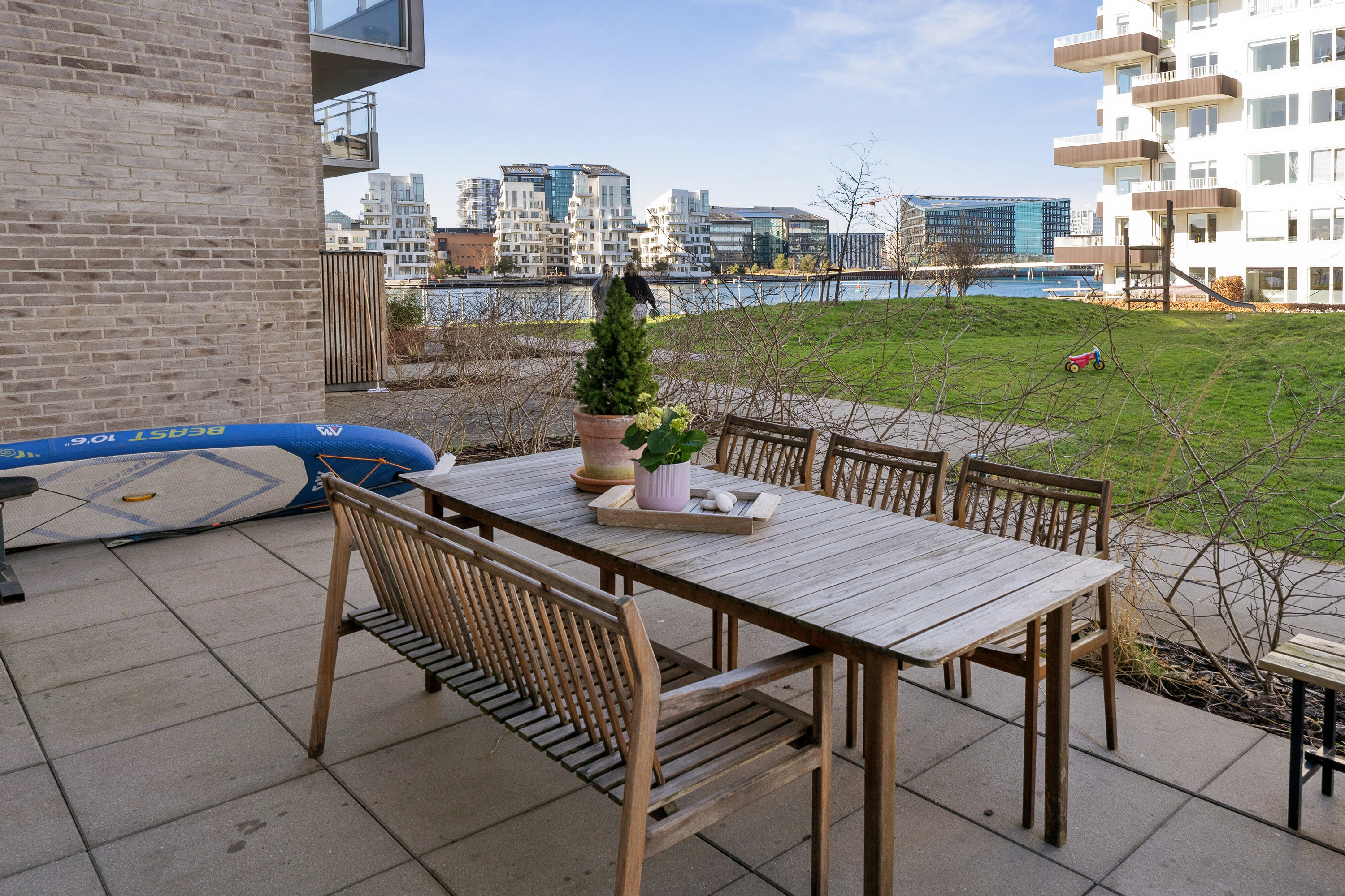 Fremhævet terrasse billede i fuldskærmstilstand. Billede af Islands Brygge 38B, st.. tv., 2300 København S