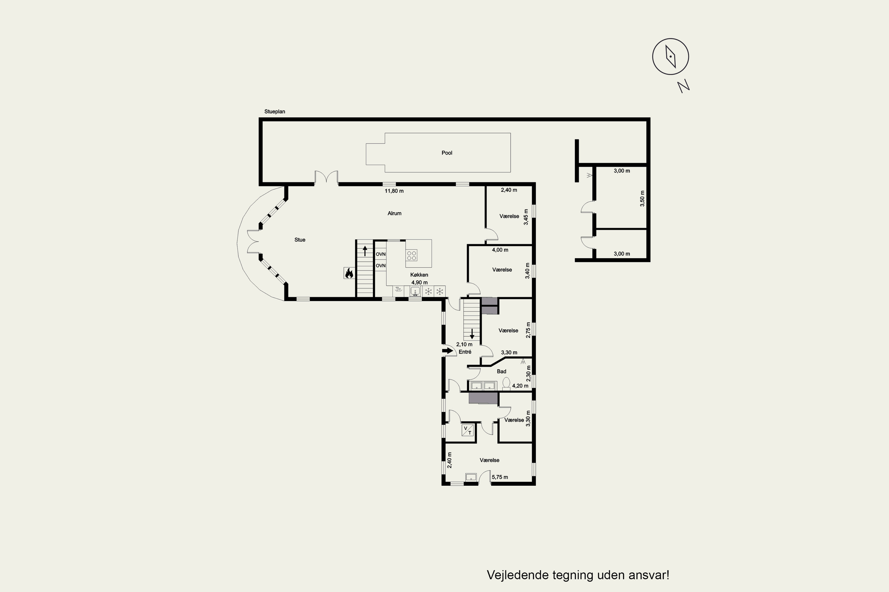Plantegninger billede af Lyngvig Havnevej 40, Nr Lyngvig, 6960 Hvide Sande